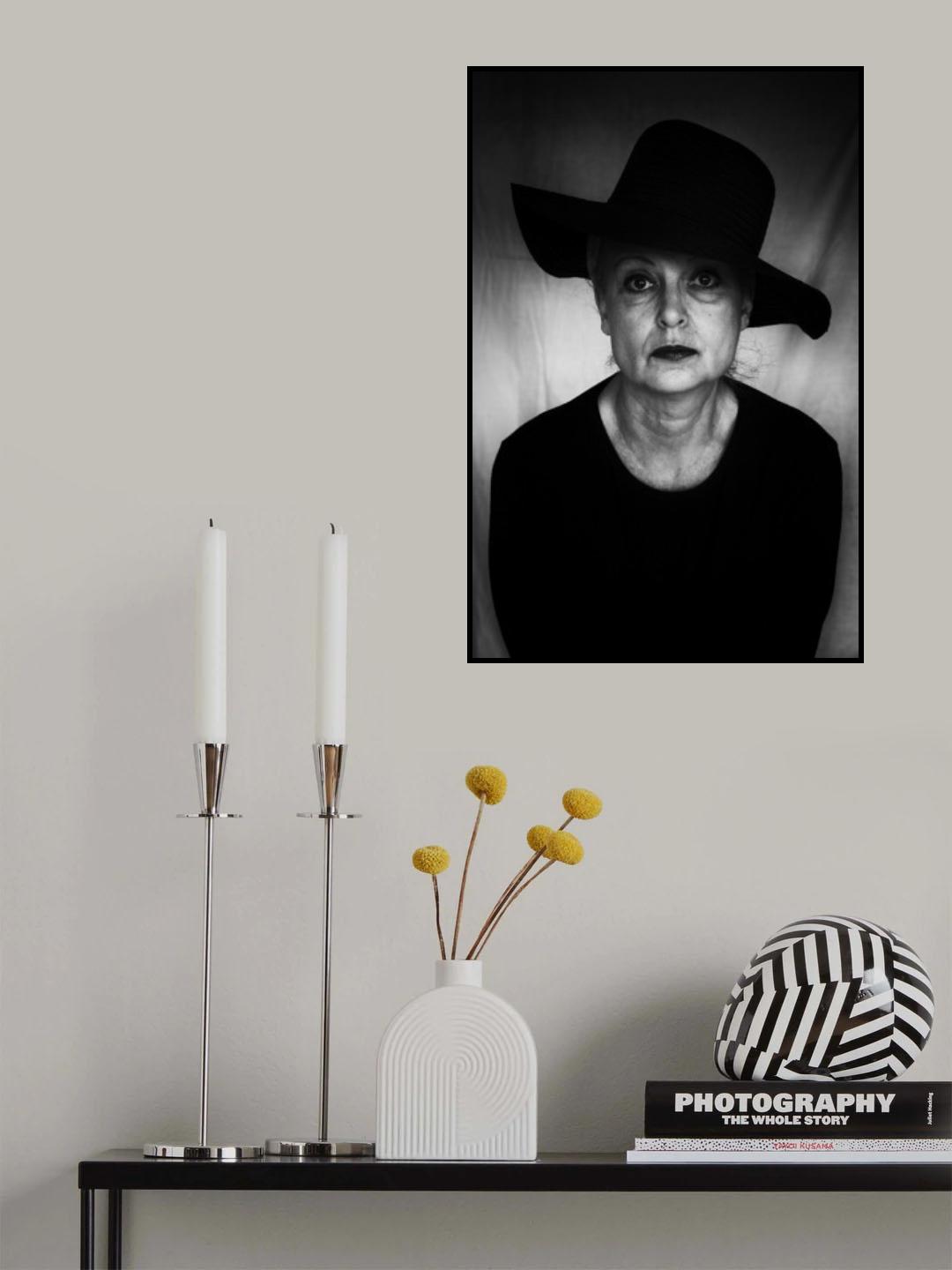 Lady with Hat Poster och Canvastavla