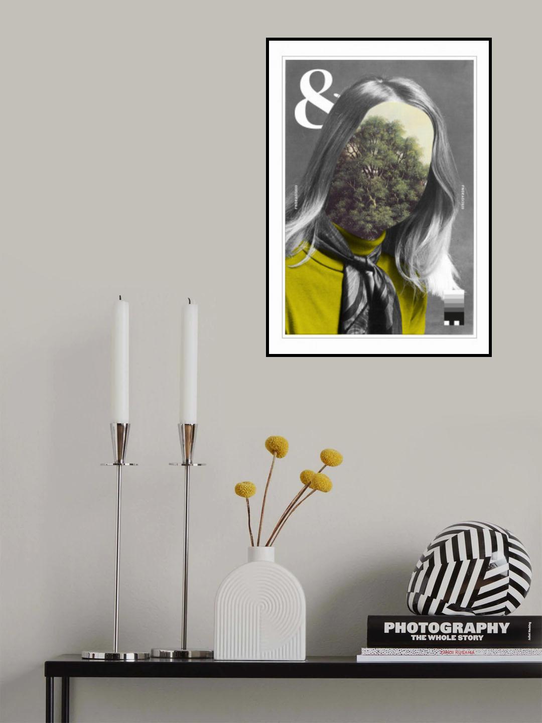 And Then I Woke Up A3 Print File Poster och Canvastavla