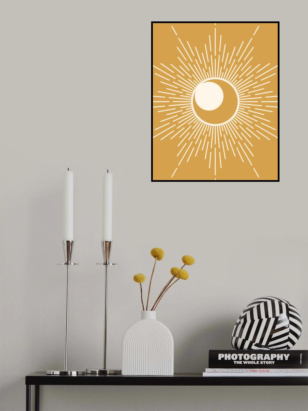 Sun No2 Poster och Canvastavla