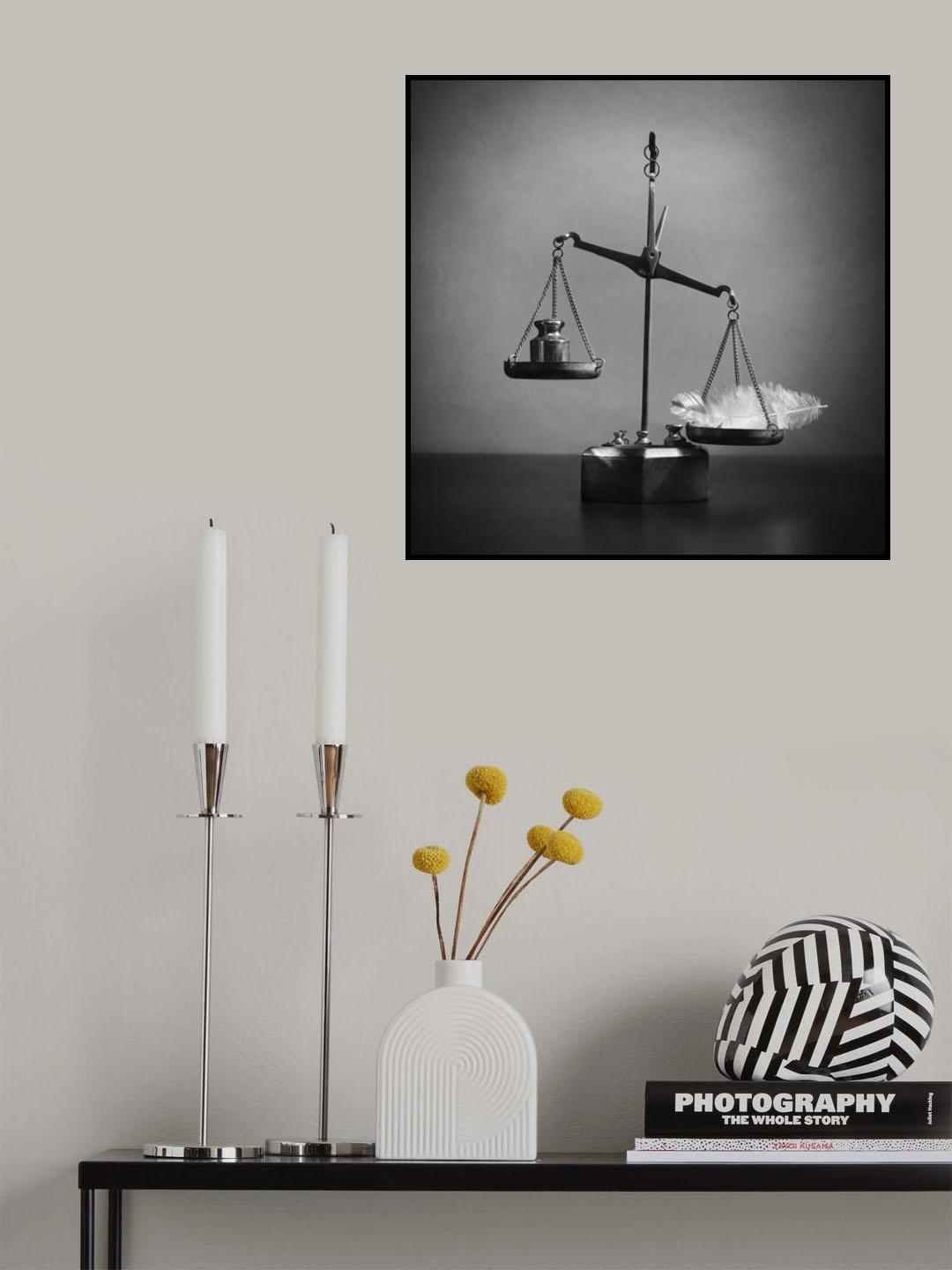 What weights less? Poster och Canvastavla
