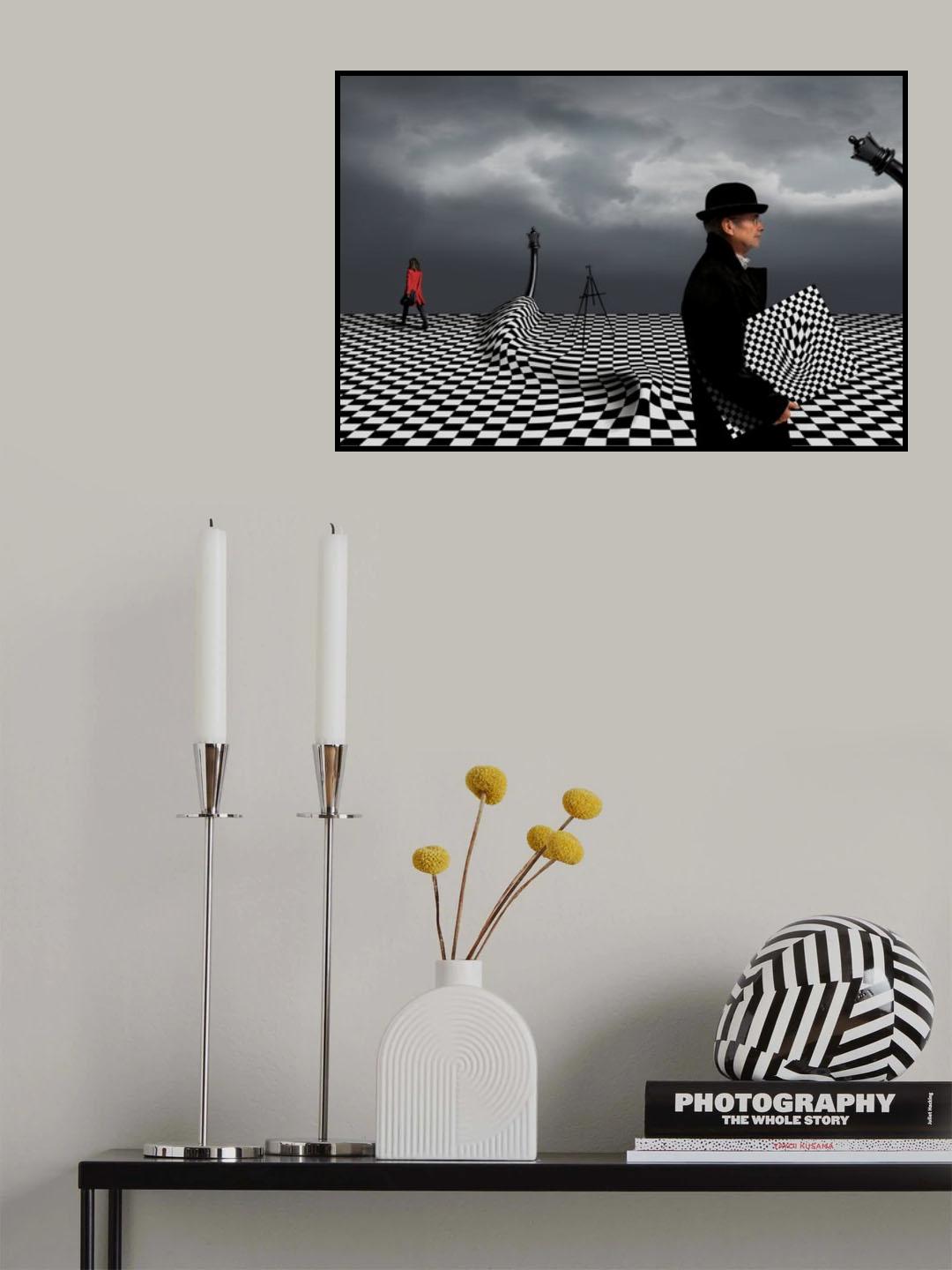 the others only play with wooden figures Poster och Canvastavla
