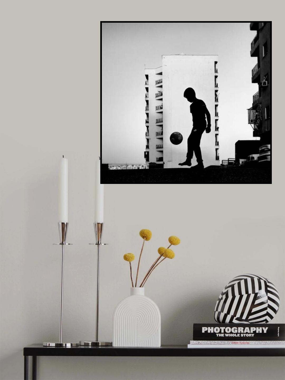 Boy in the light Poster och Canvastavla