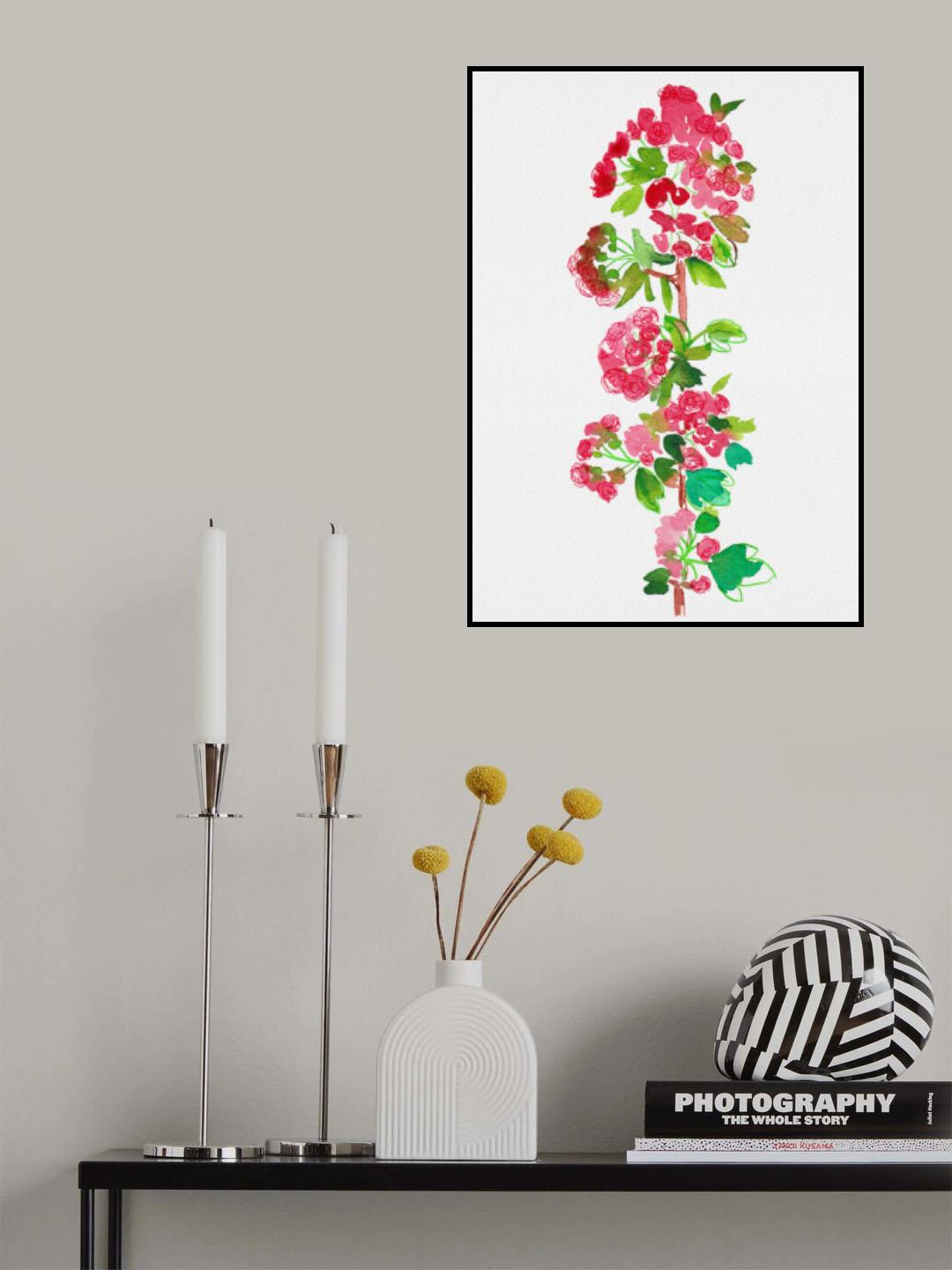 Crataegus laevigata 'Paul's Scarlet' Poster och Canvastavla