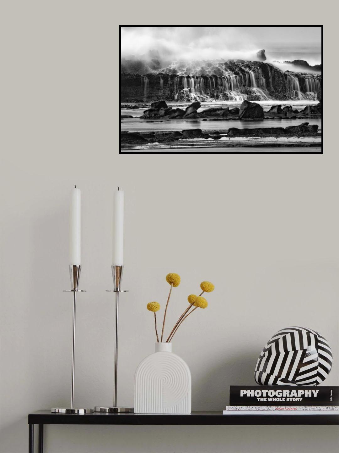 Water flow Poster och Canvastavla