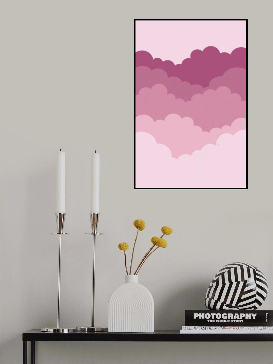 Pink Clouds Poster och Canvastavla