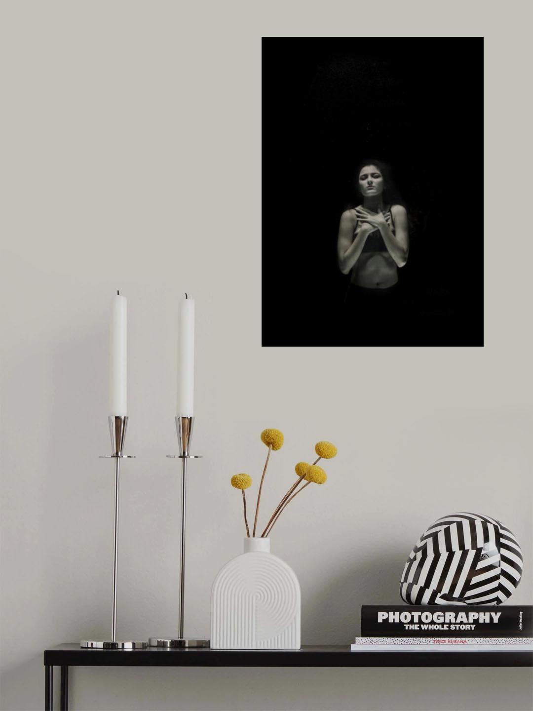 underwater artistic portrait shooting Poster och Canvastavla