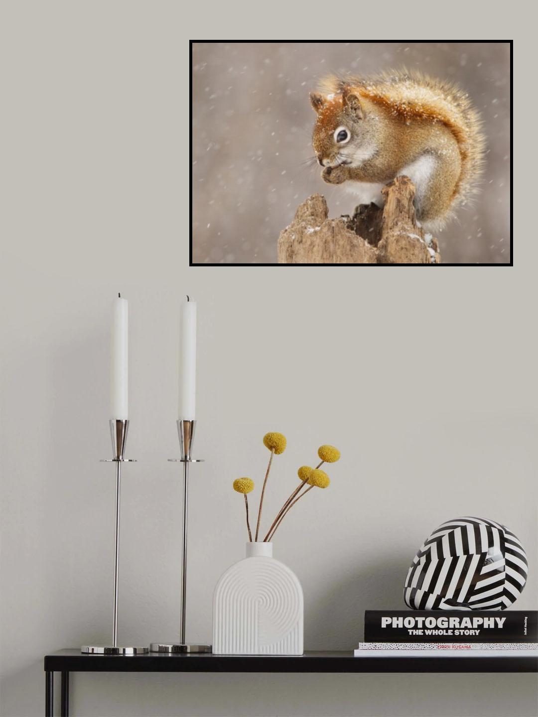 Snow Storm Poster och Canvastavla