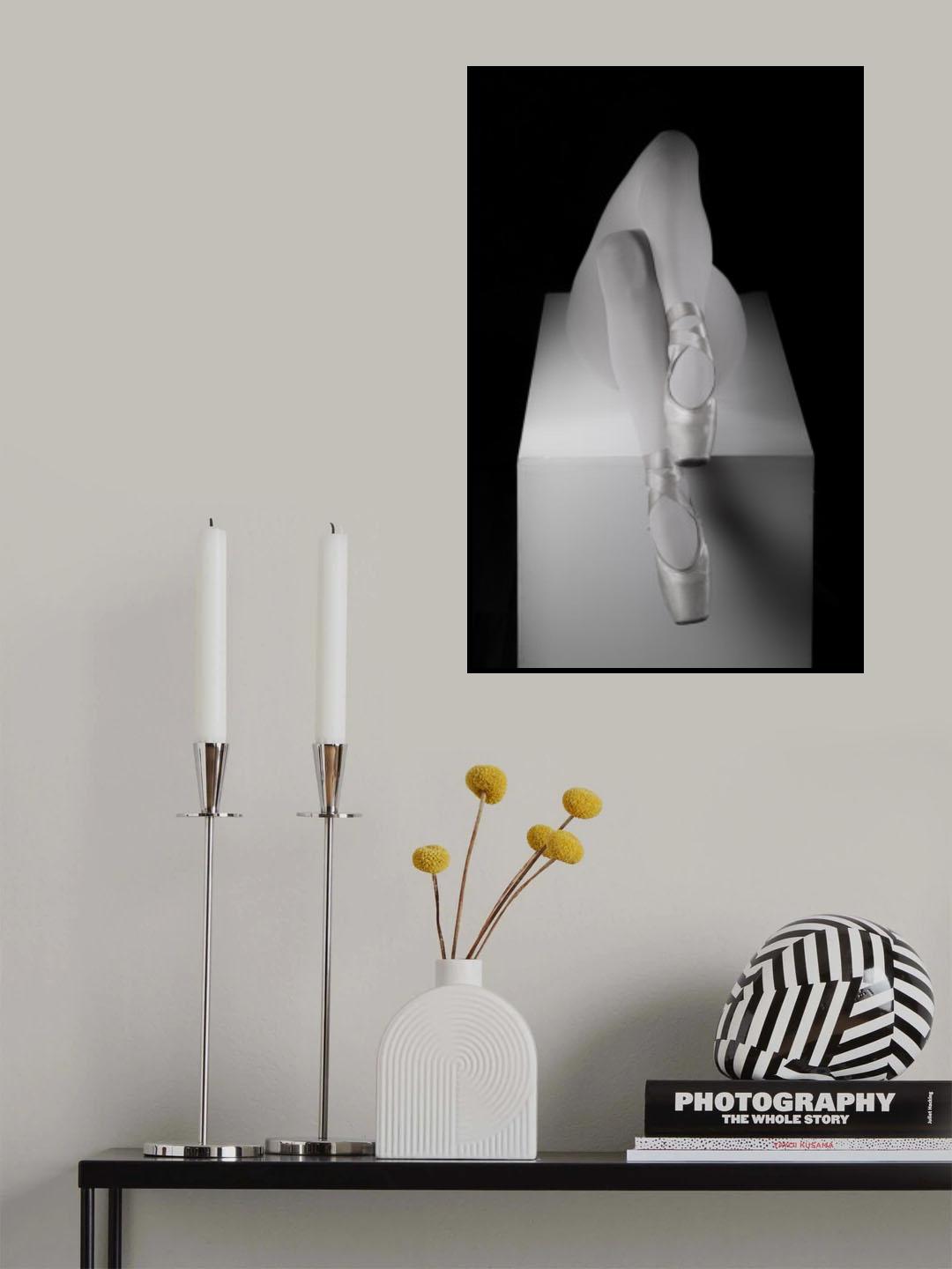 Pointe shoes Poster och Canvastavla