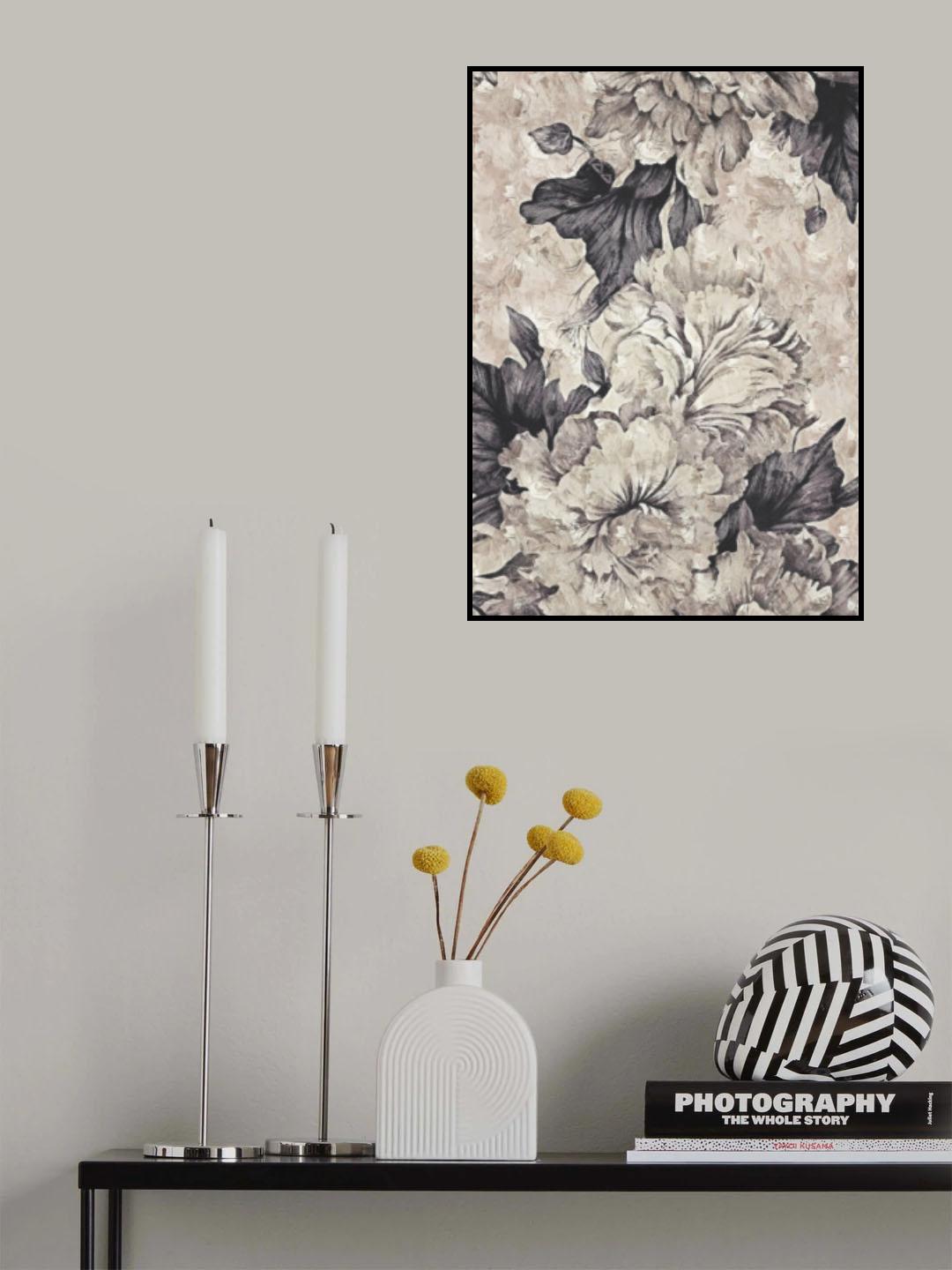 Poster 50x70 Flower01xcl Poster och Canvastavla