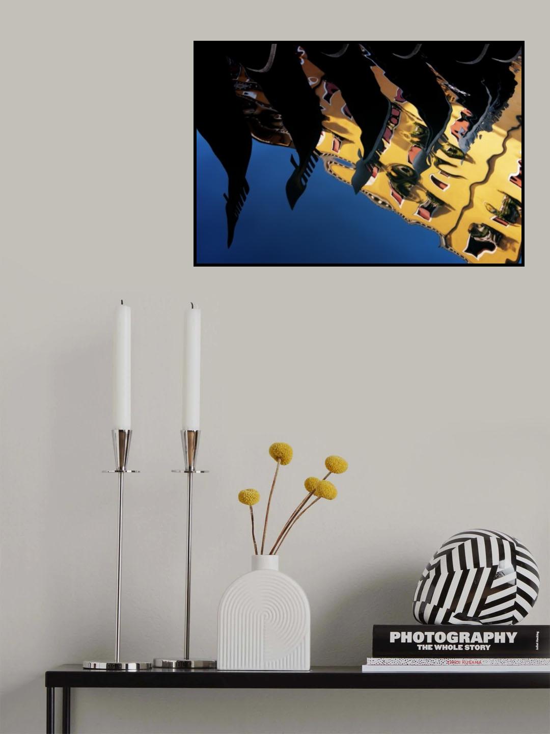 Venice - Gondole - Reflex Poster och Canvastavla