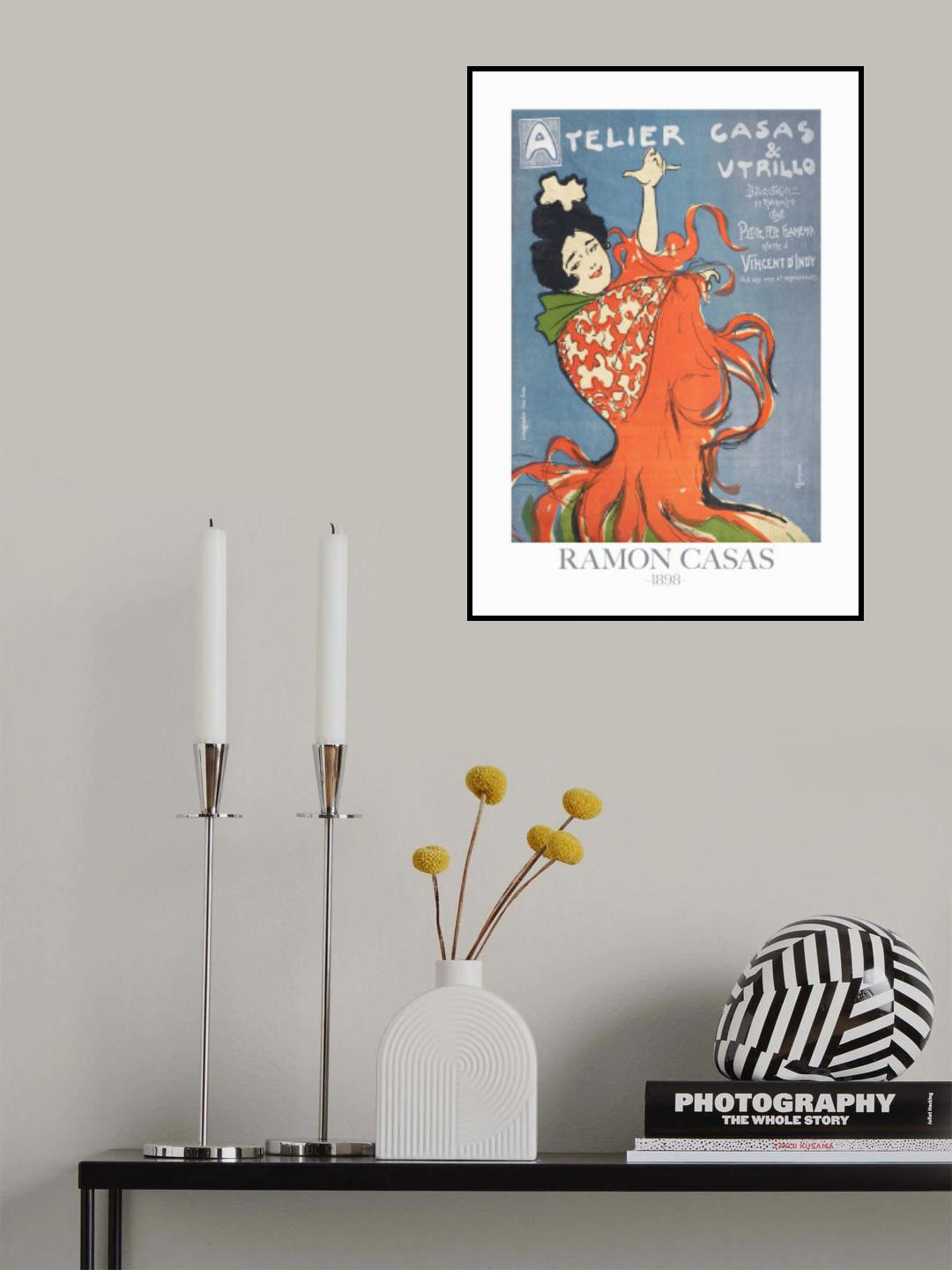 Petite Fête. Barcelona 1898 Poster och Canvastavla