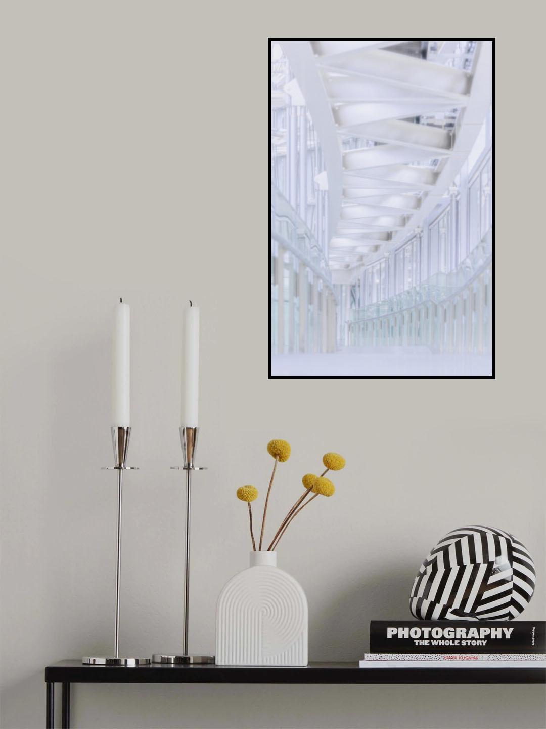 白を歩く Poster och Canvastavla
