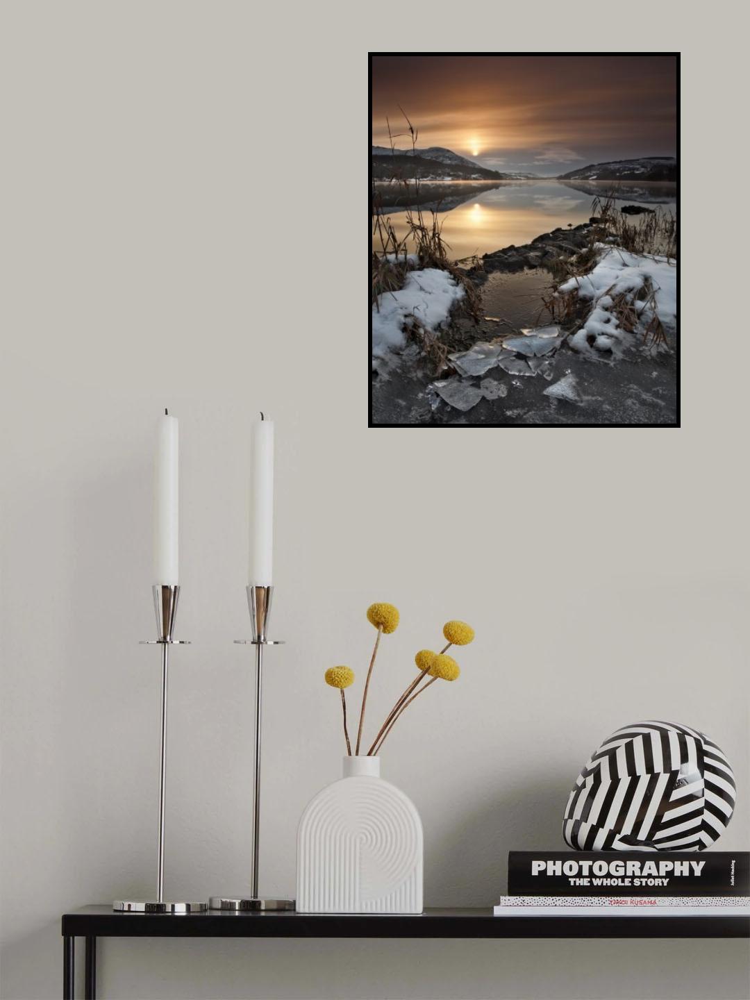 Icy Dawn Poster och Canvastavla