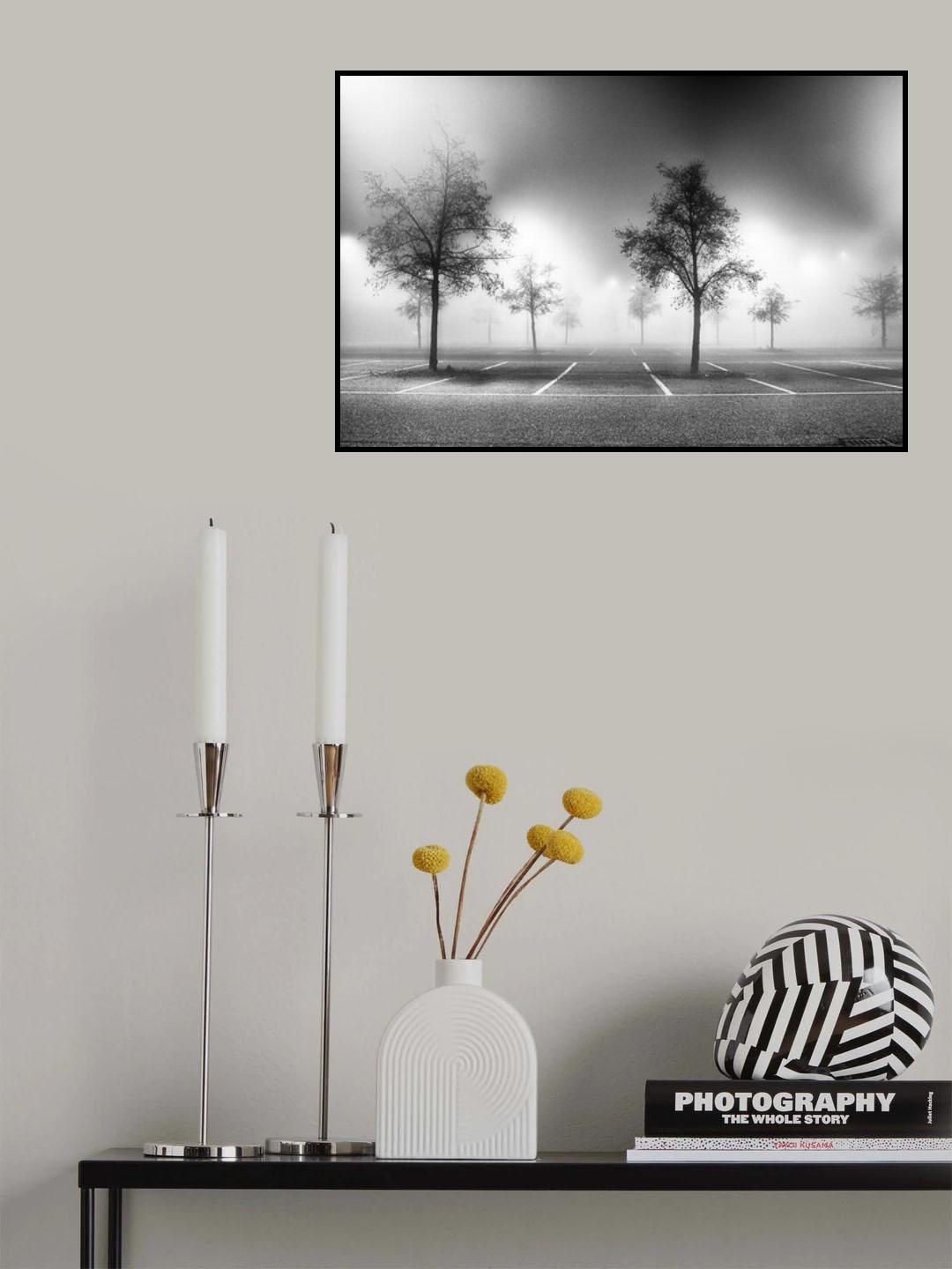 Parking tree Poster och Canvastavla