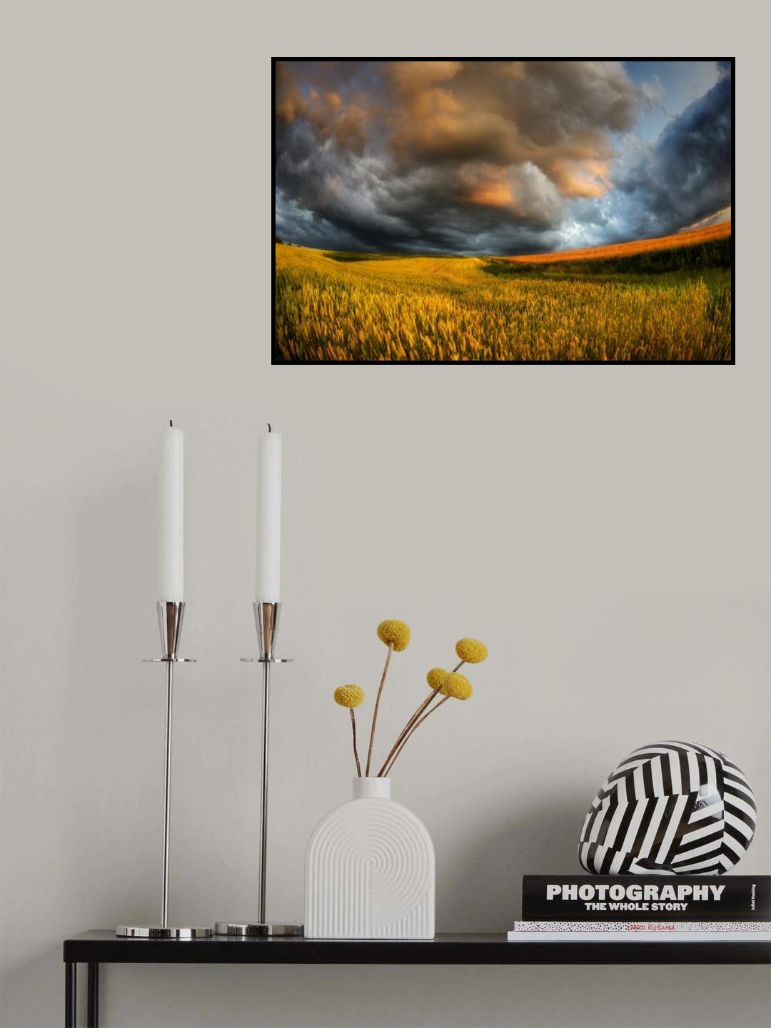 fields of storm Poster och Canvastavla