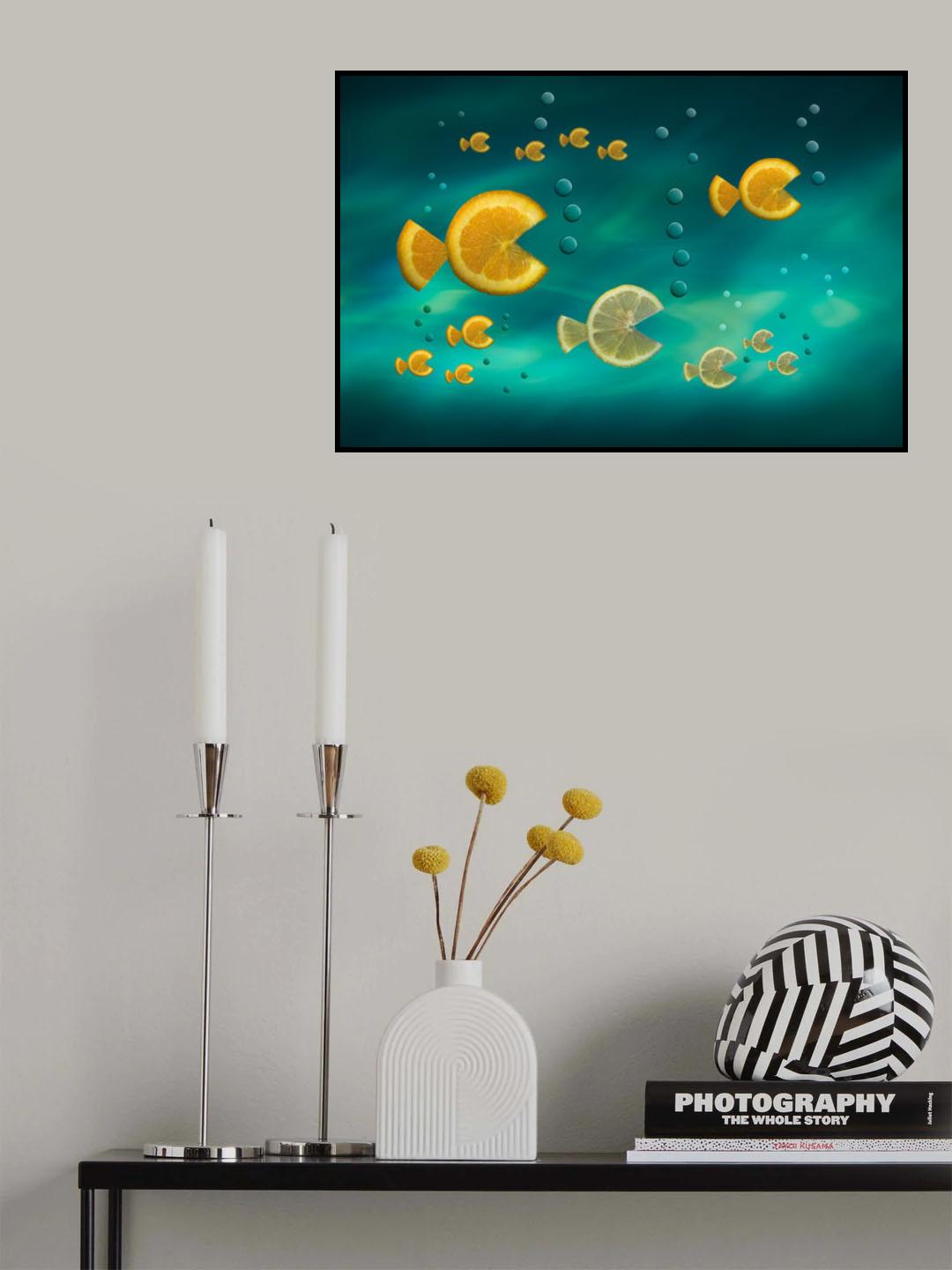 Fish in the Sea Poster och Canvastavla