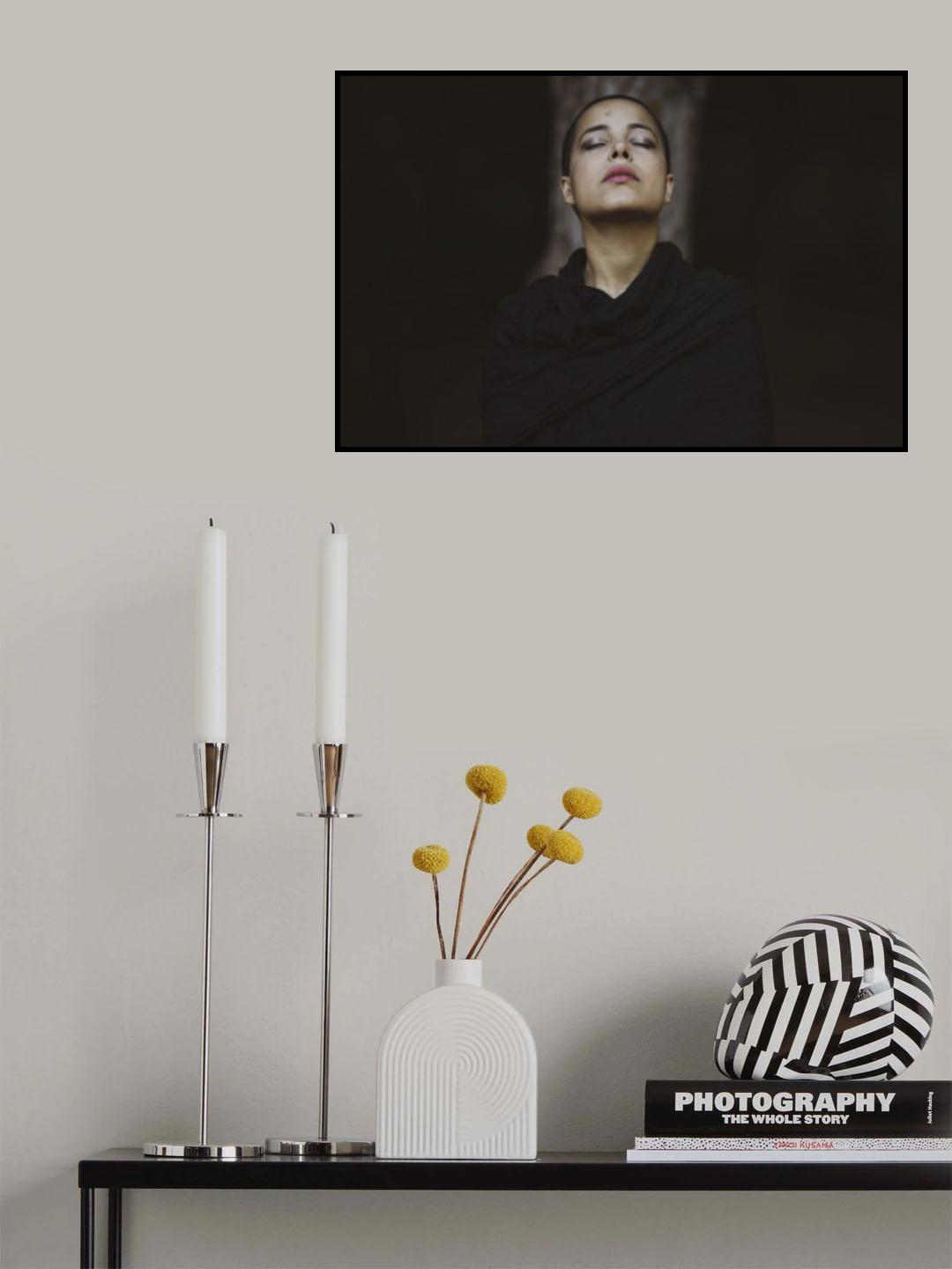 portrait of a young woman Poster och Canvastavla