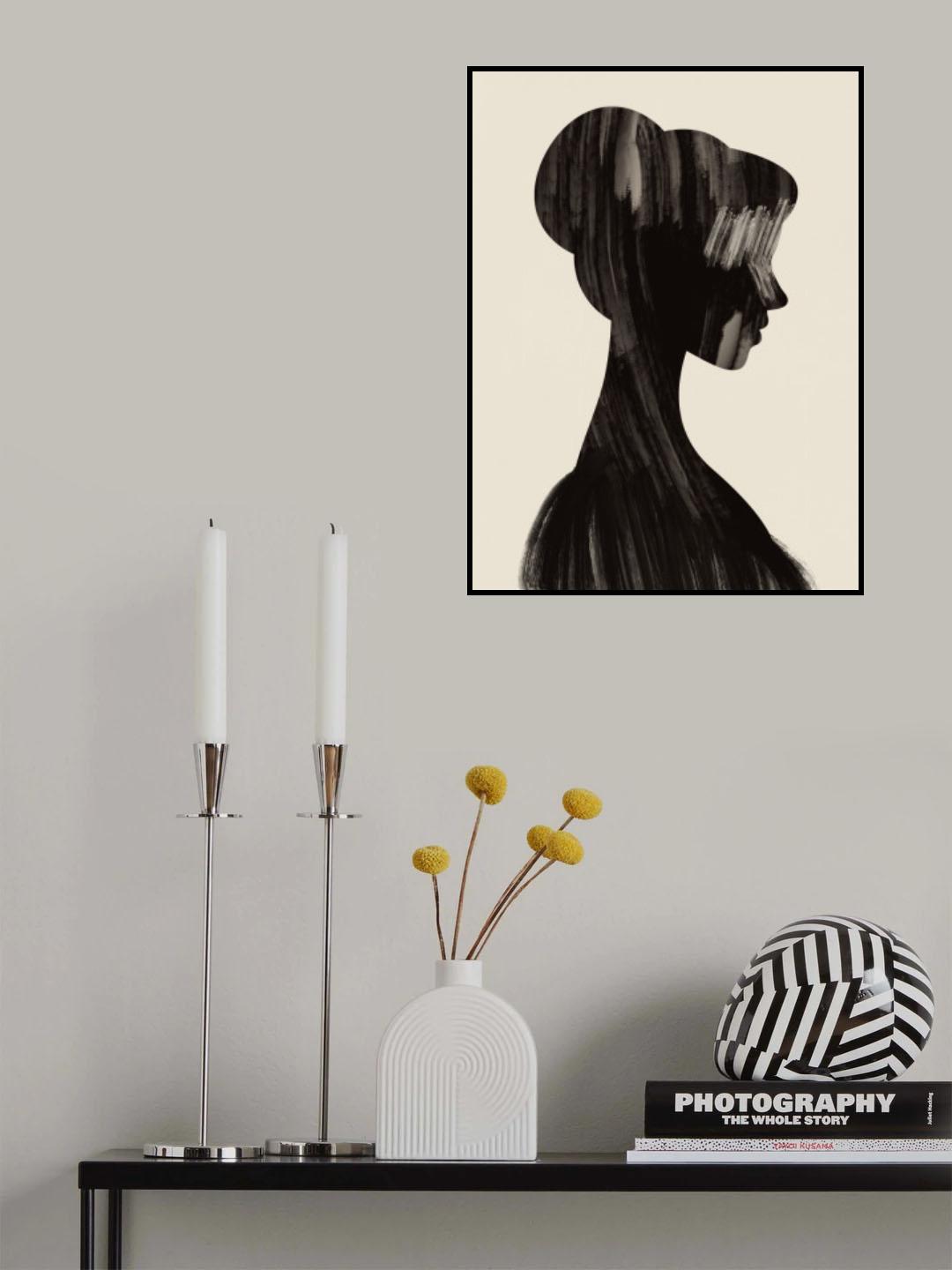 Silhouette Sketch Poster och Canvastavla
