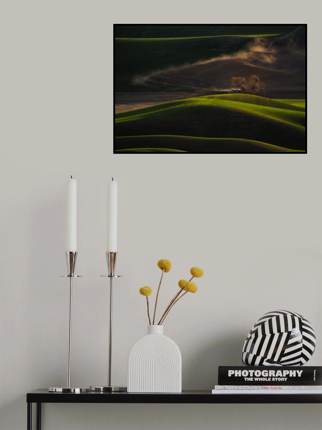 Behind the tree Poster och Canvastavla