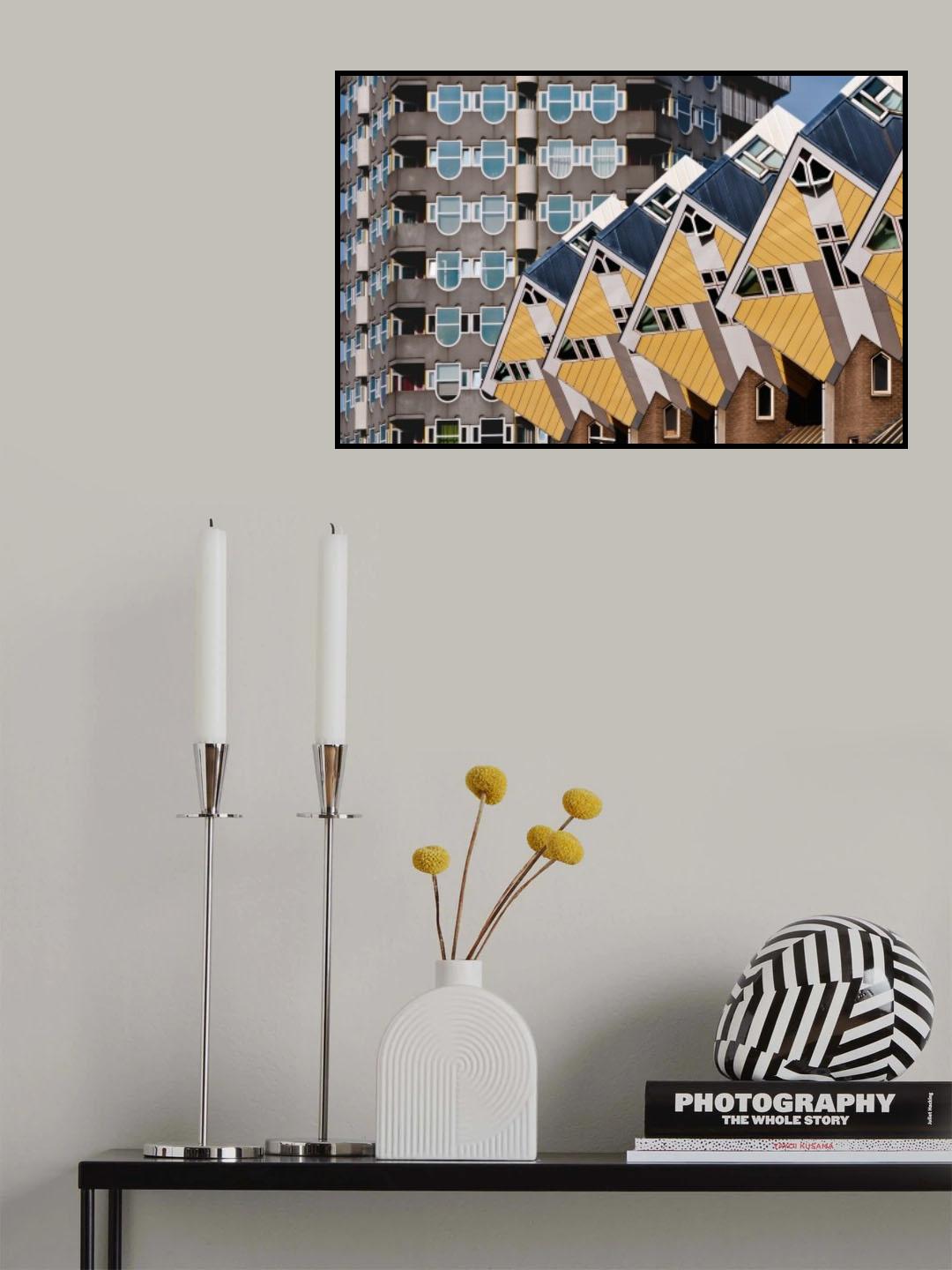 many booths. Poster och Canvastavla