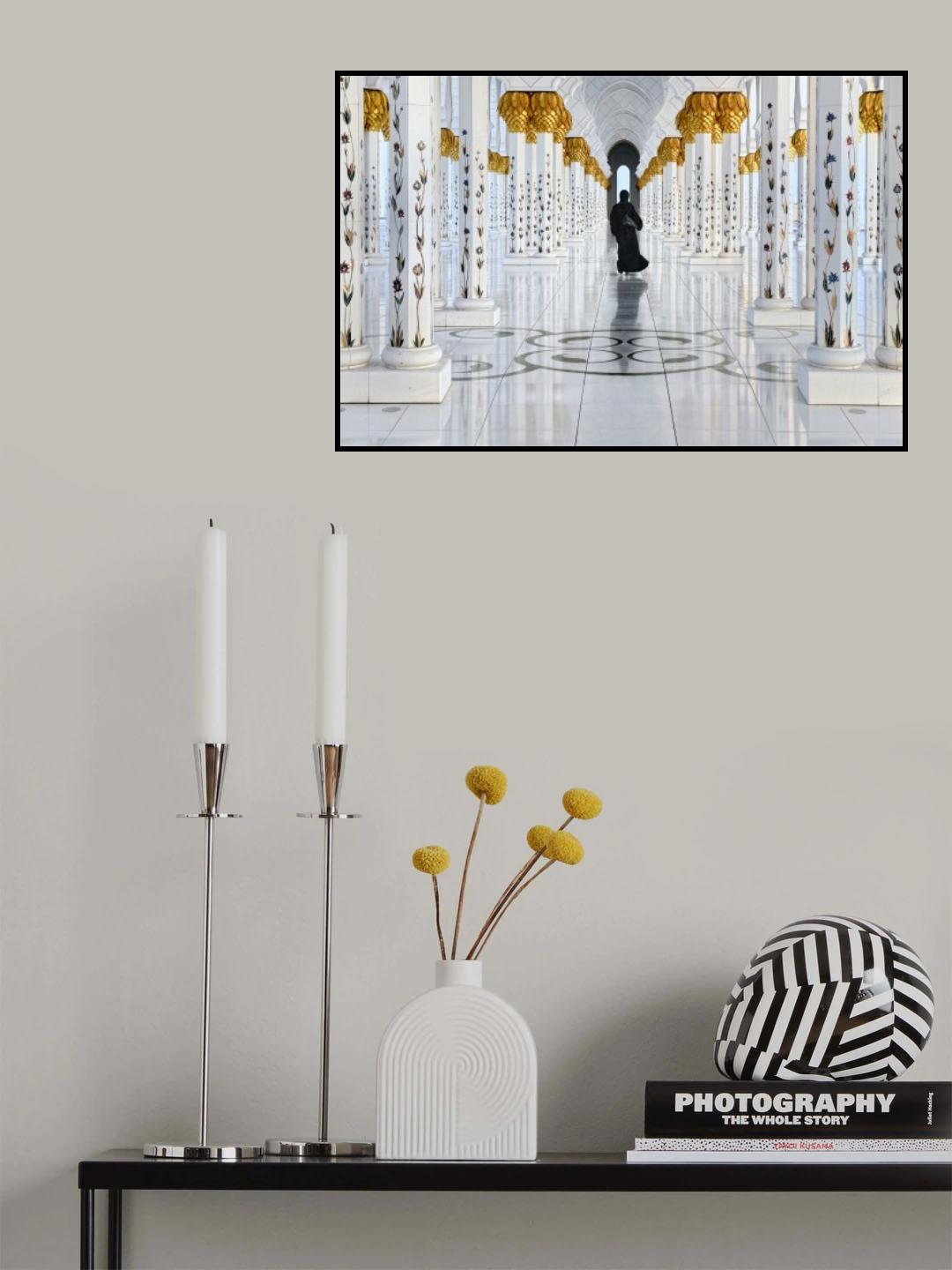 Golden walk Poster och Canvastavla