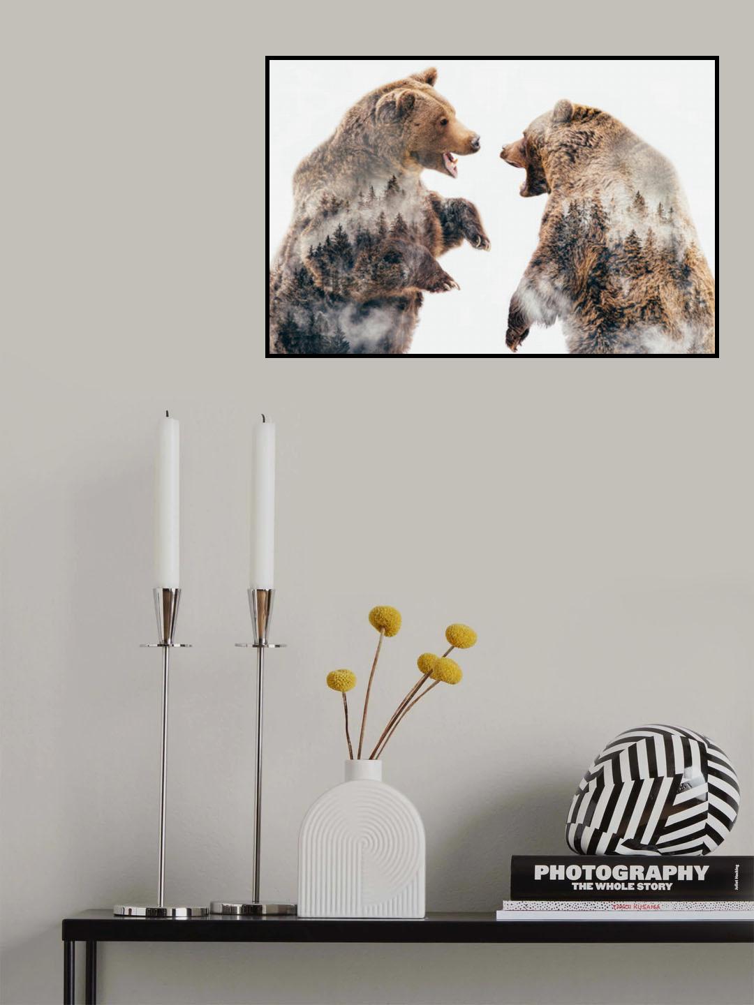 Wild Conflicts Poster och Canvastavla