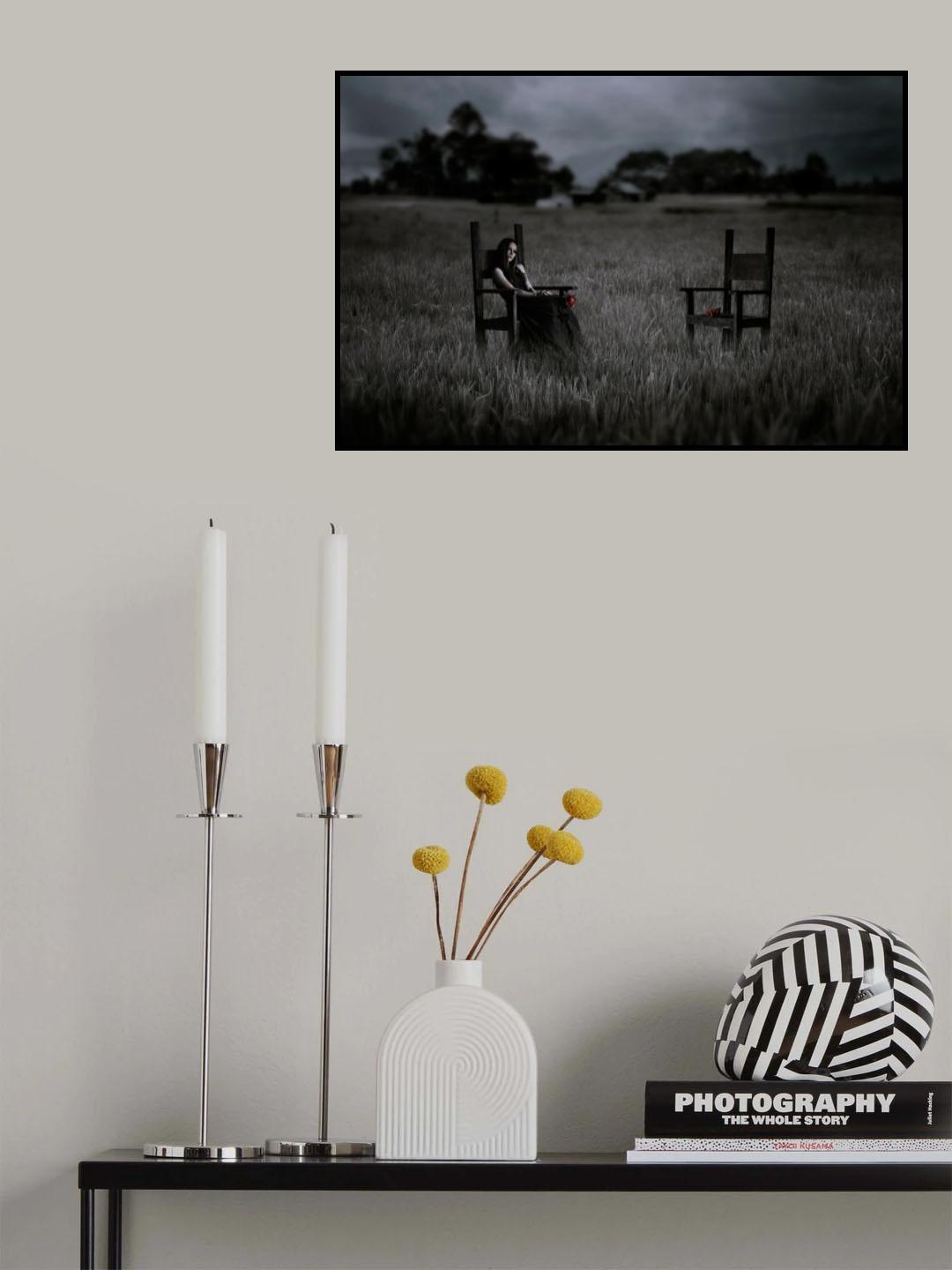 Lonely Rose Poster och Canvastavla