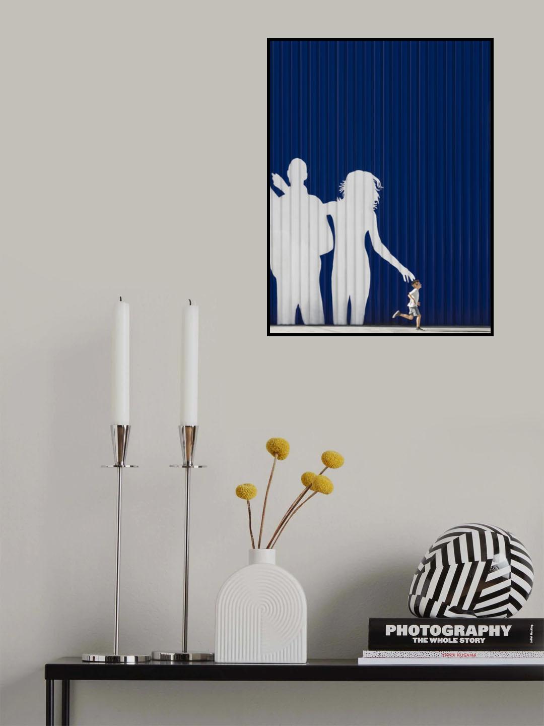 Young couple with son Poster och Canvastavla