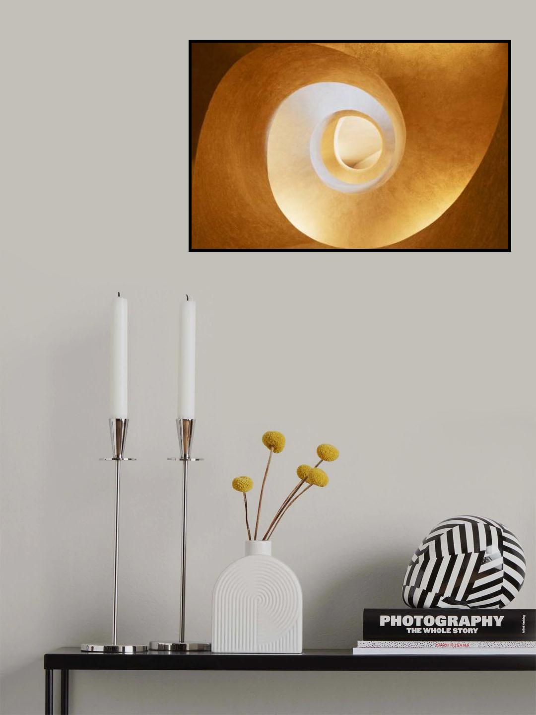 Staircase View Poster och Canvastavla