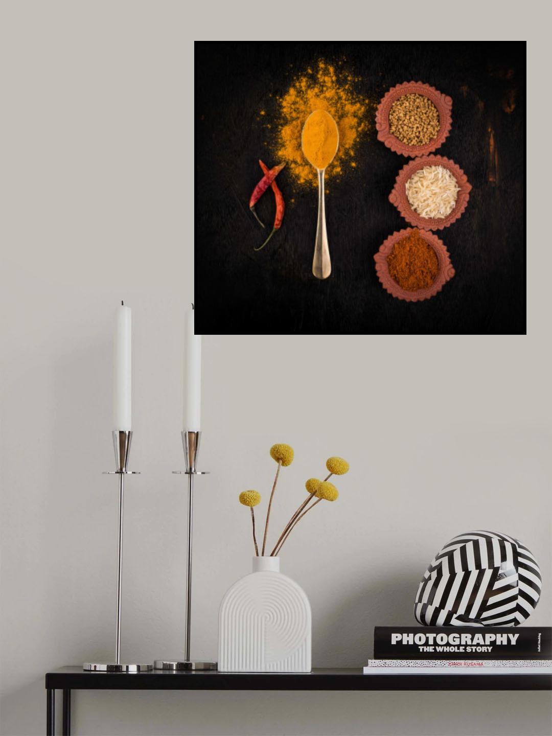 Food Art 'Spices' Poster och Canvastavla