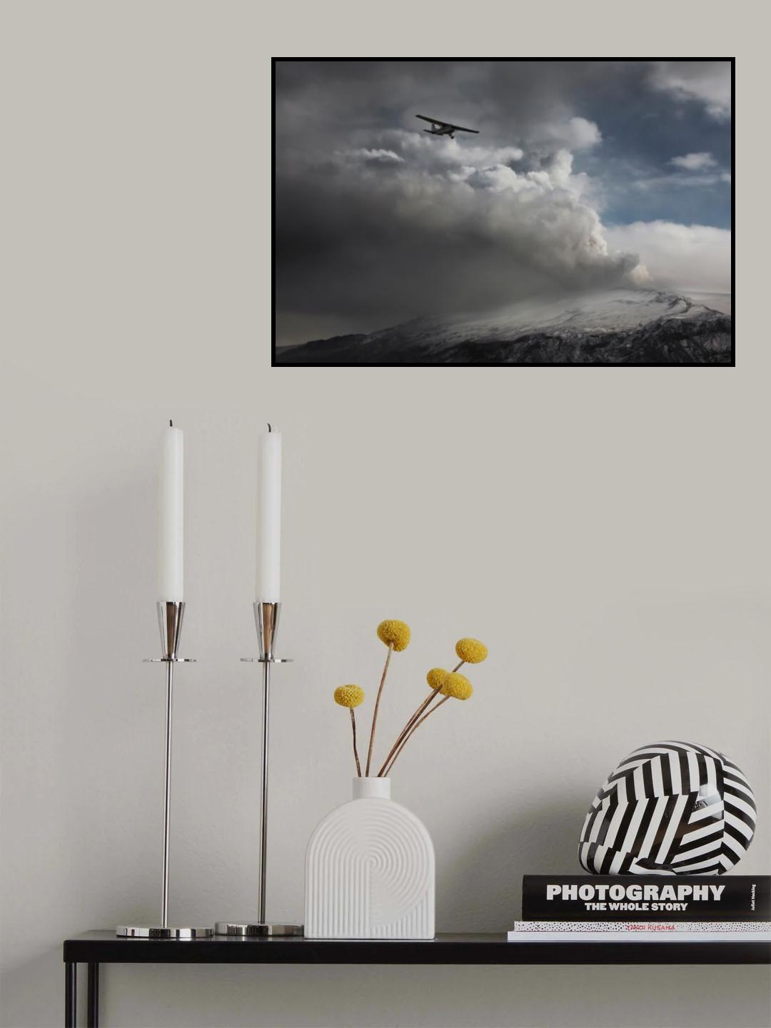 Flying through the ash Poster och Canvastavla