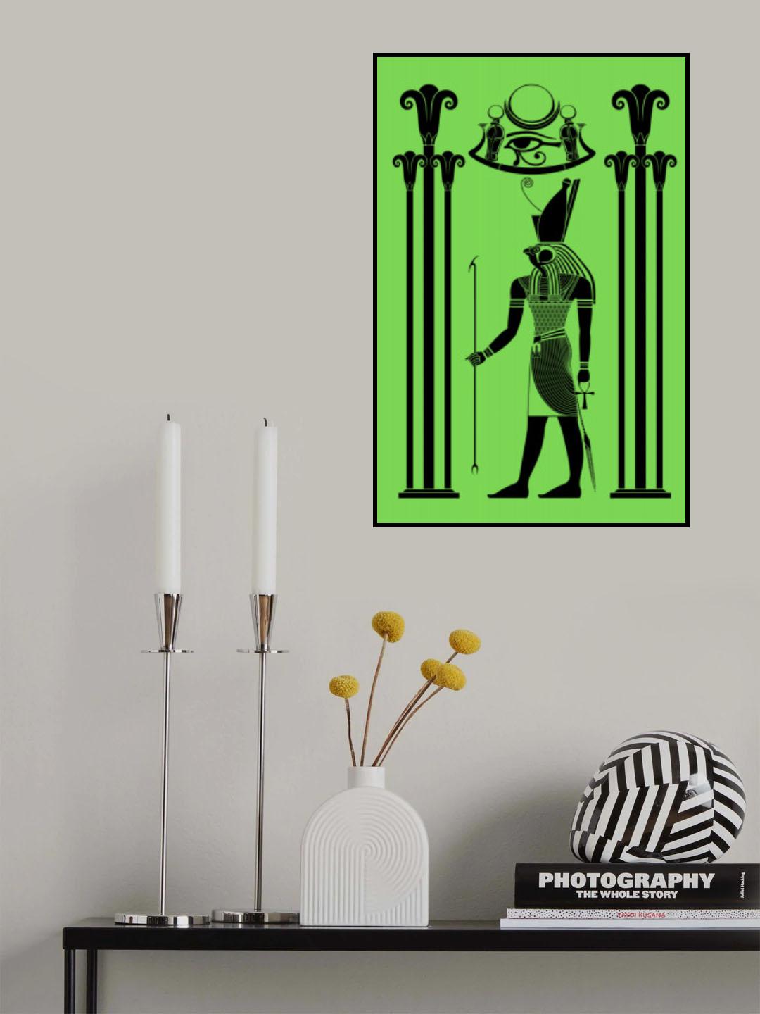 The god Horus Poster och Canvastavla