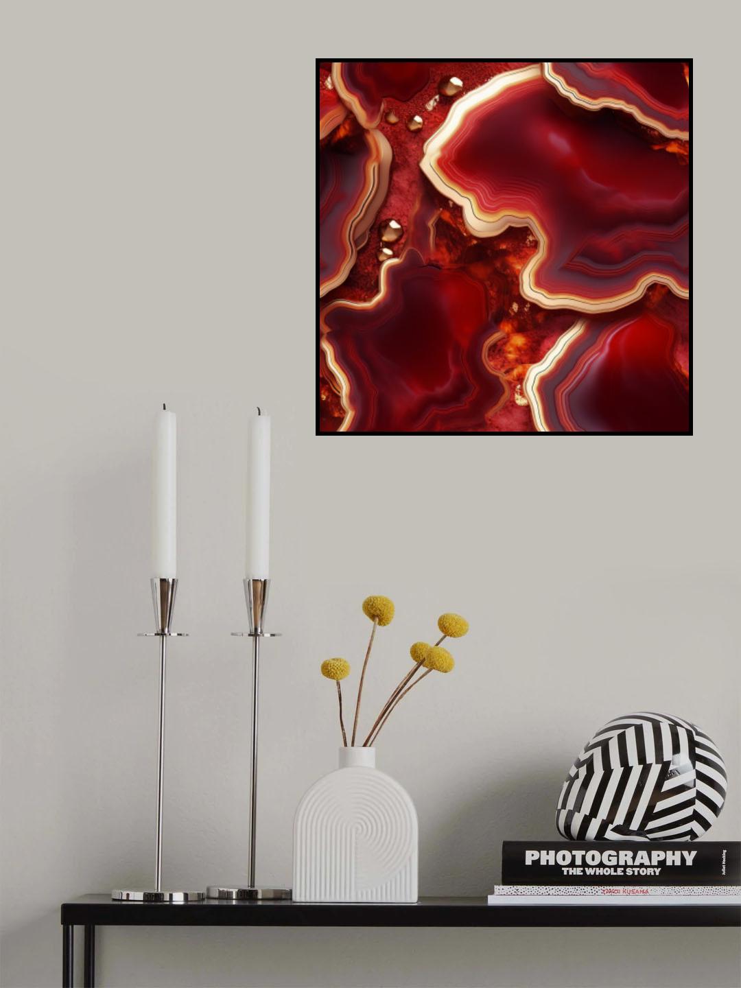 Agate 66 Poster och Canvastavla