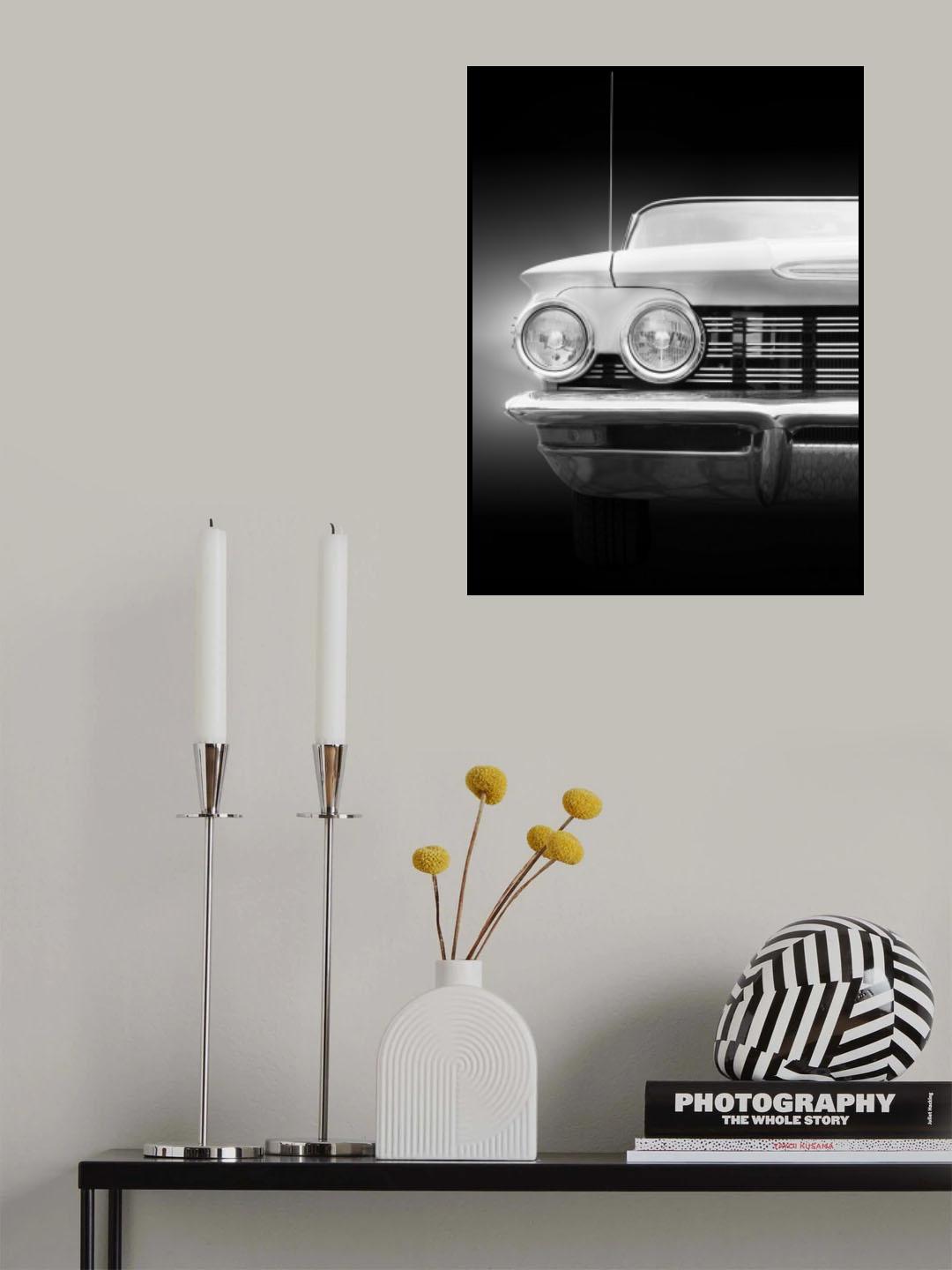American classic car Super 88 1960 Front view Poster och Canvastavla