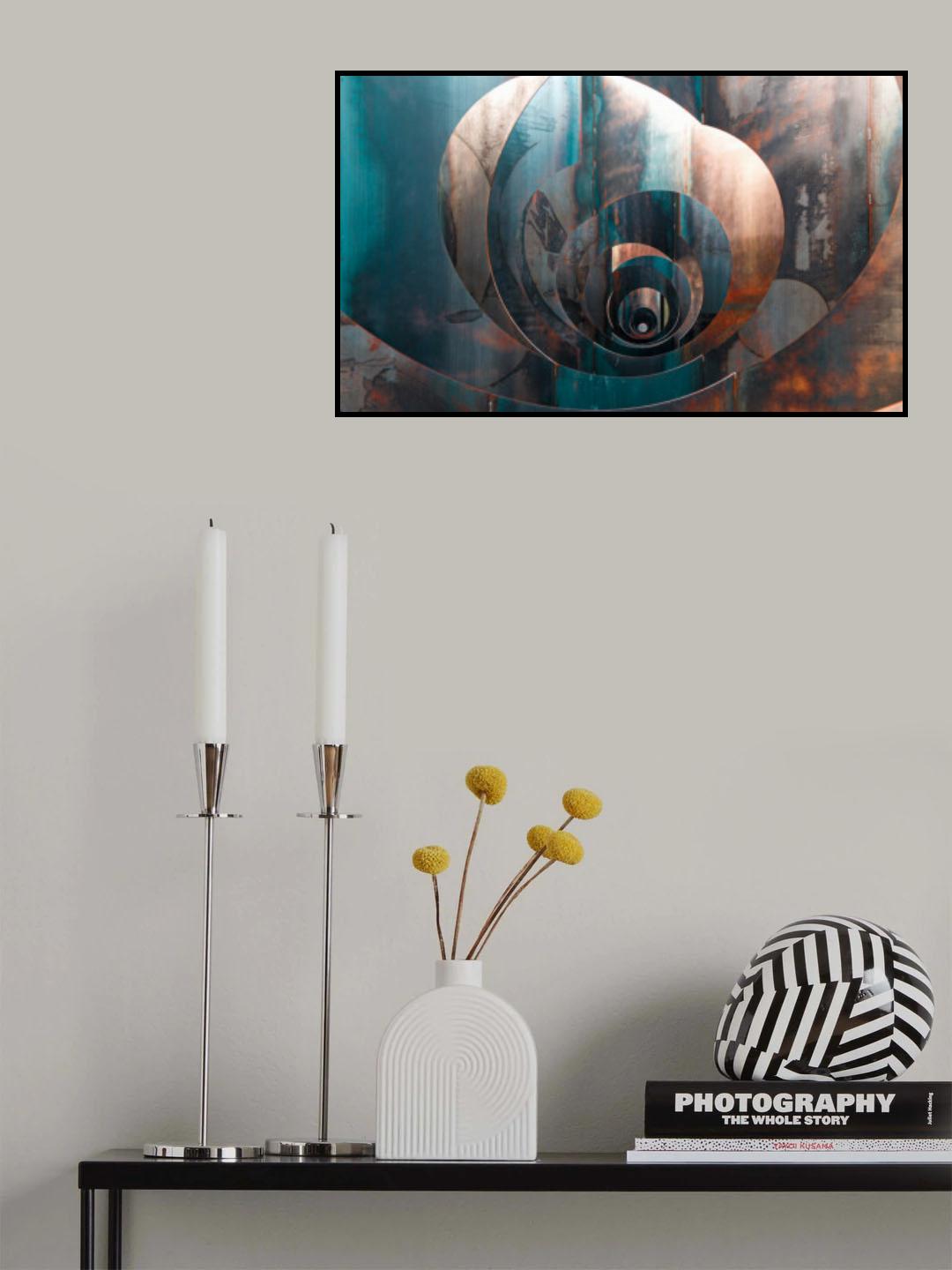 Flower of steel Poster och Canvastavla