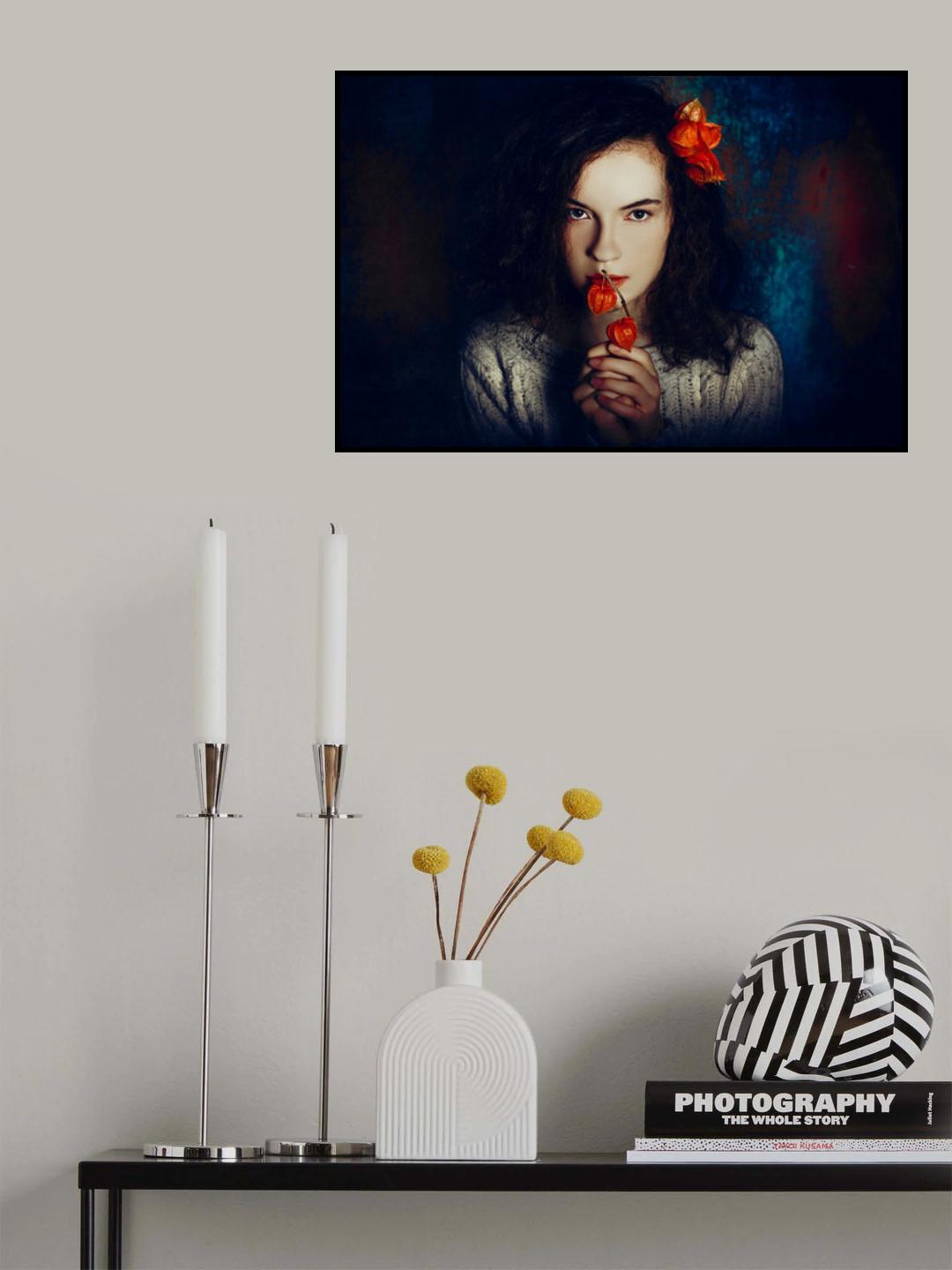 The Flower Poster och Canvastavla
