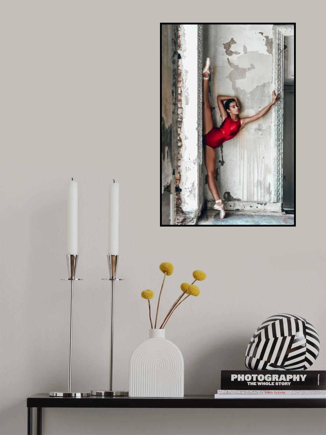 Red Passion Poster och Canvastavla
