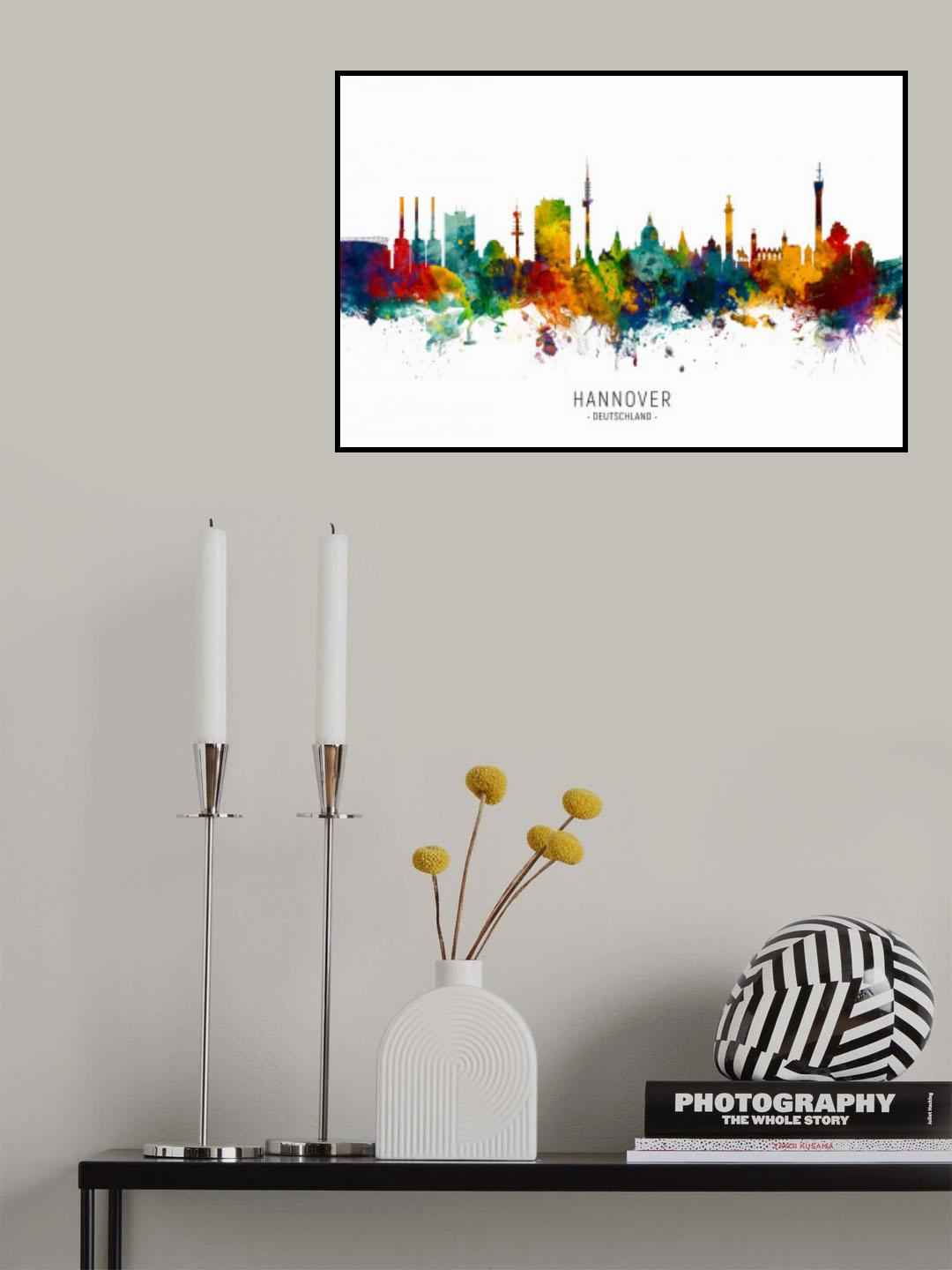 Hannover Germany Skyline Poster och Canvastavla