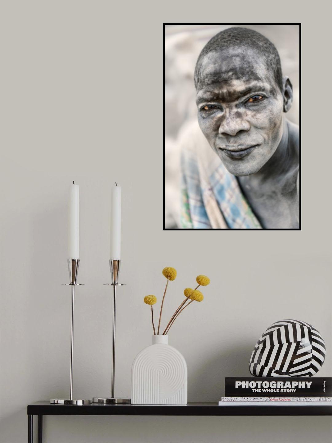 Mundari portrait Poster och Canvastavla
