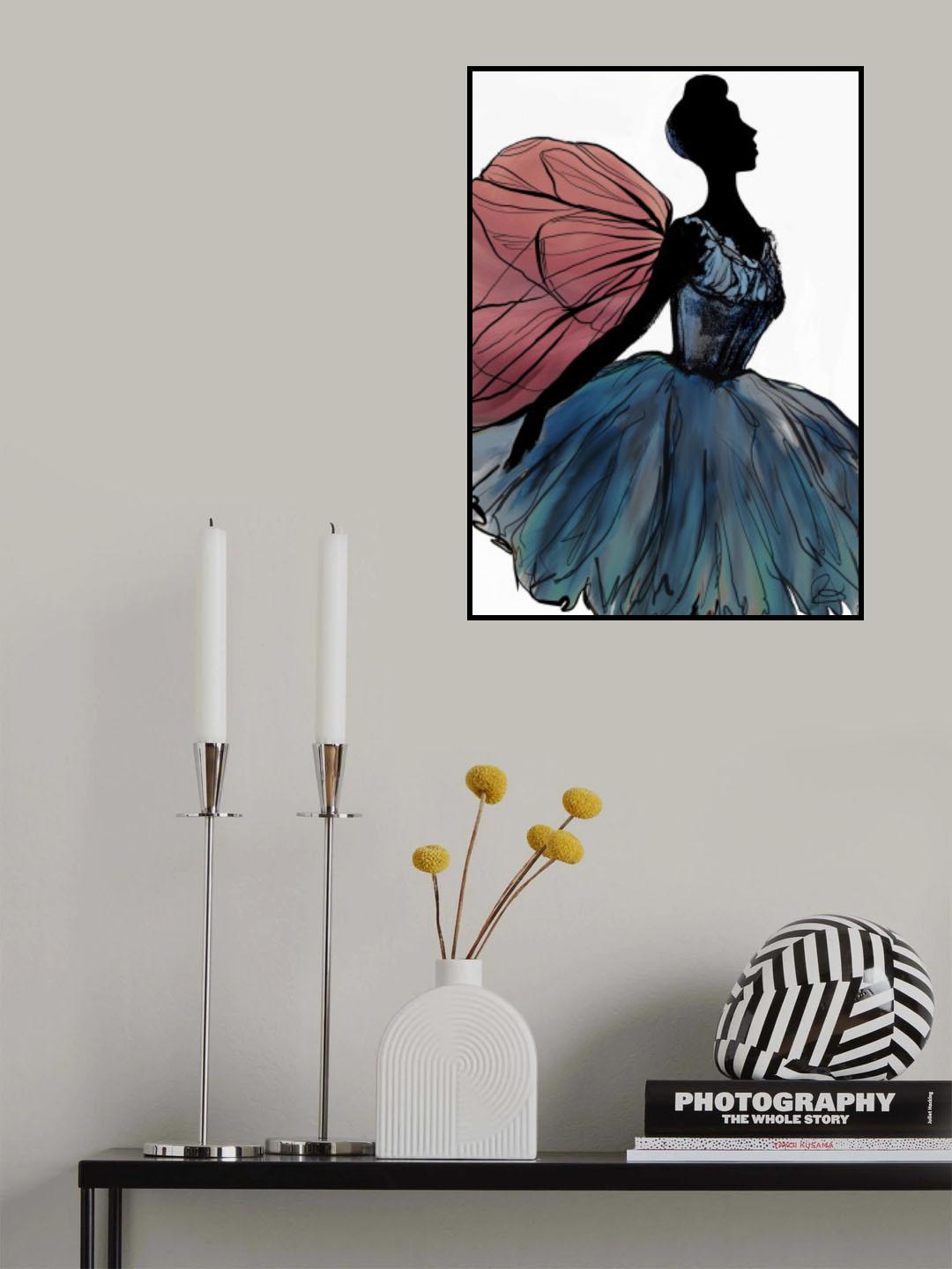 Winged Dancer Poster och Canvastavla