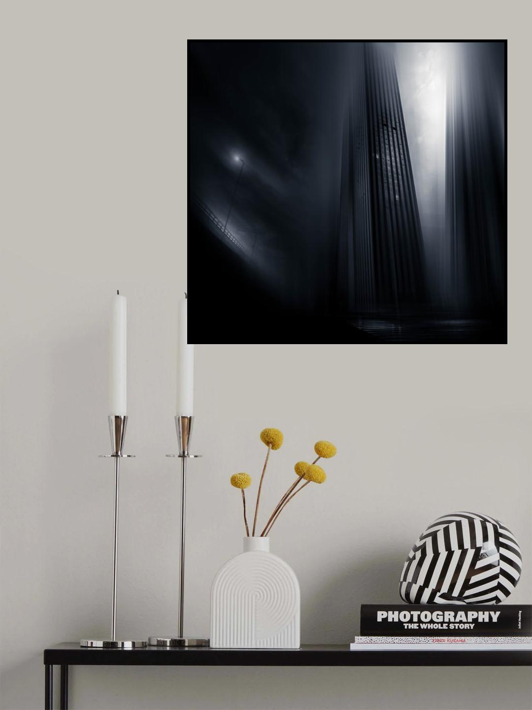 Lonely city Poster och Canvastavla