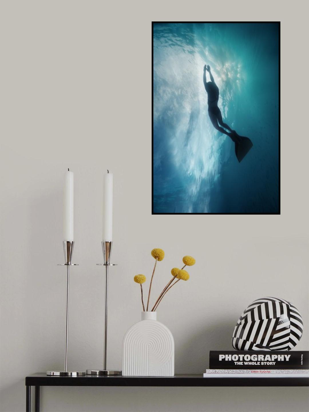 Sky dive Poster och Canvastavla