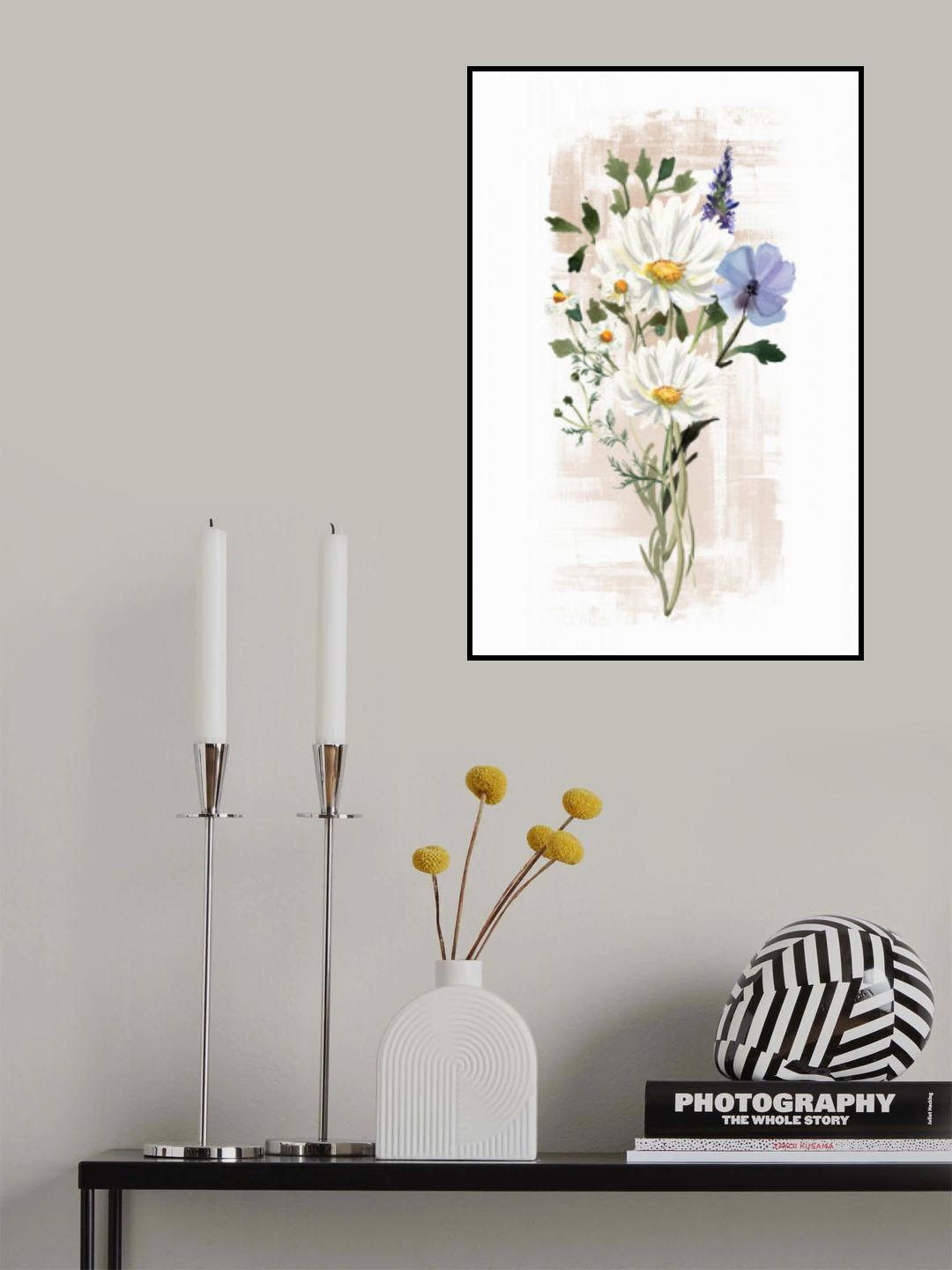 Wild Floral in suptle shades Poster och Canvastavla