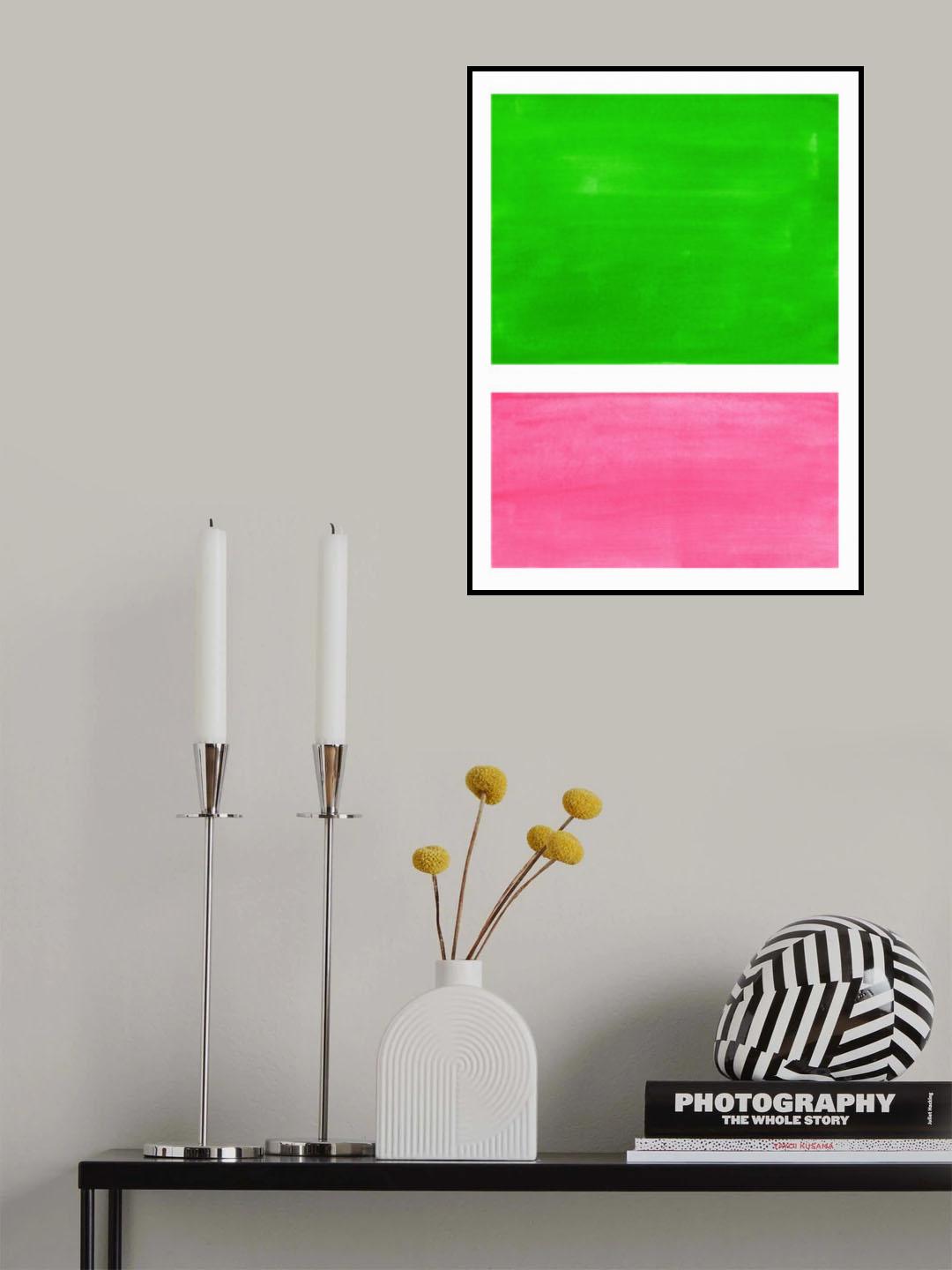 Colourfield 31 Poster och Canvastavla