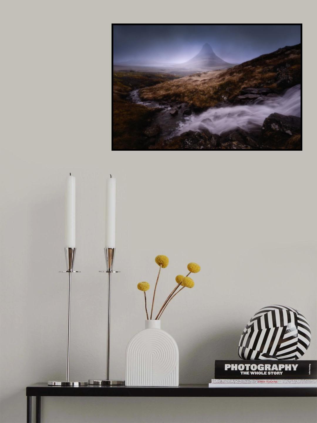 Kirkjufell Poster och Canvastavla