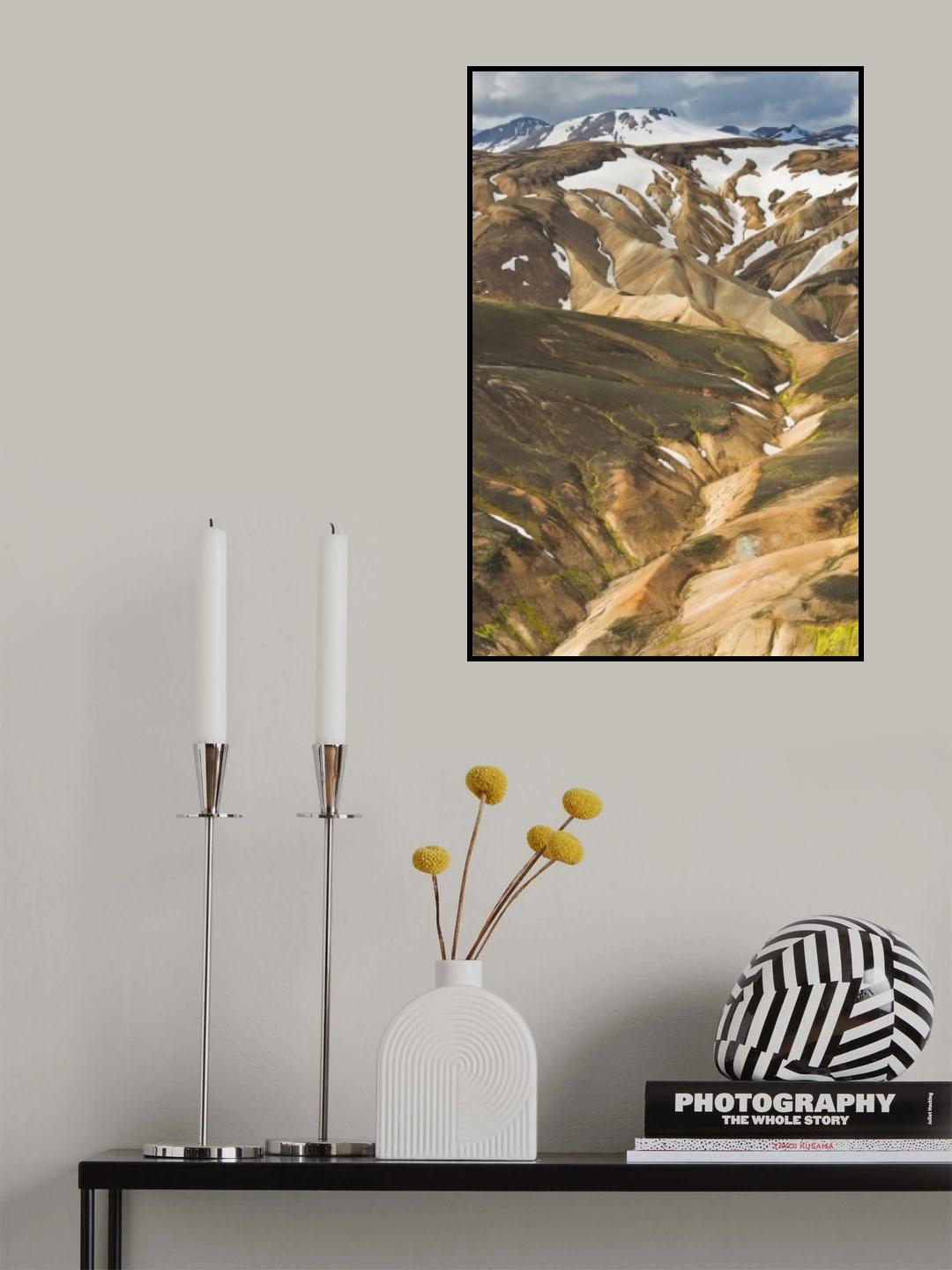Volcanic Patterns Poster och Canvastavla