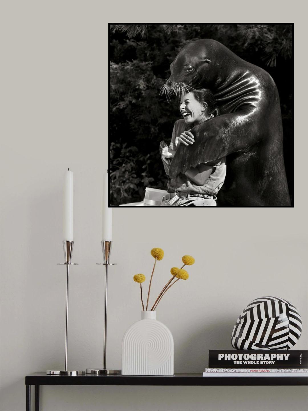 Gimme a Hug Poster och Canvastavla