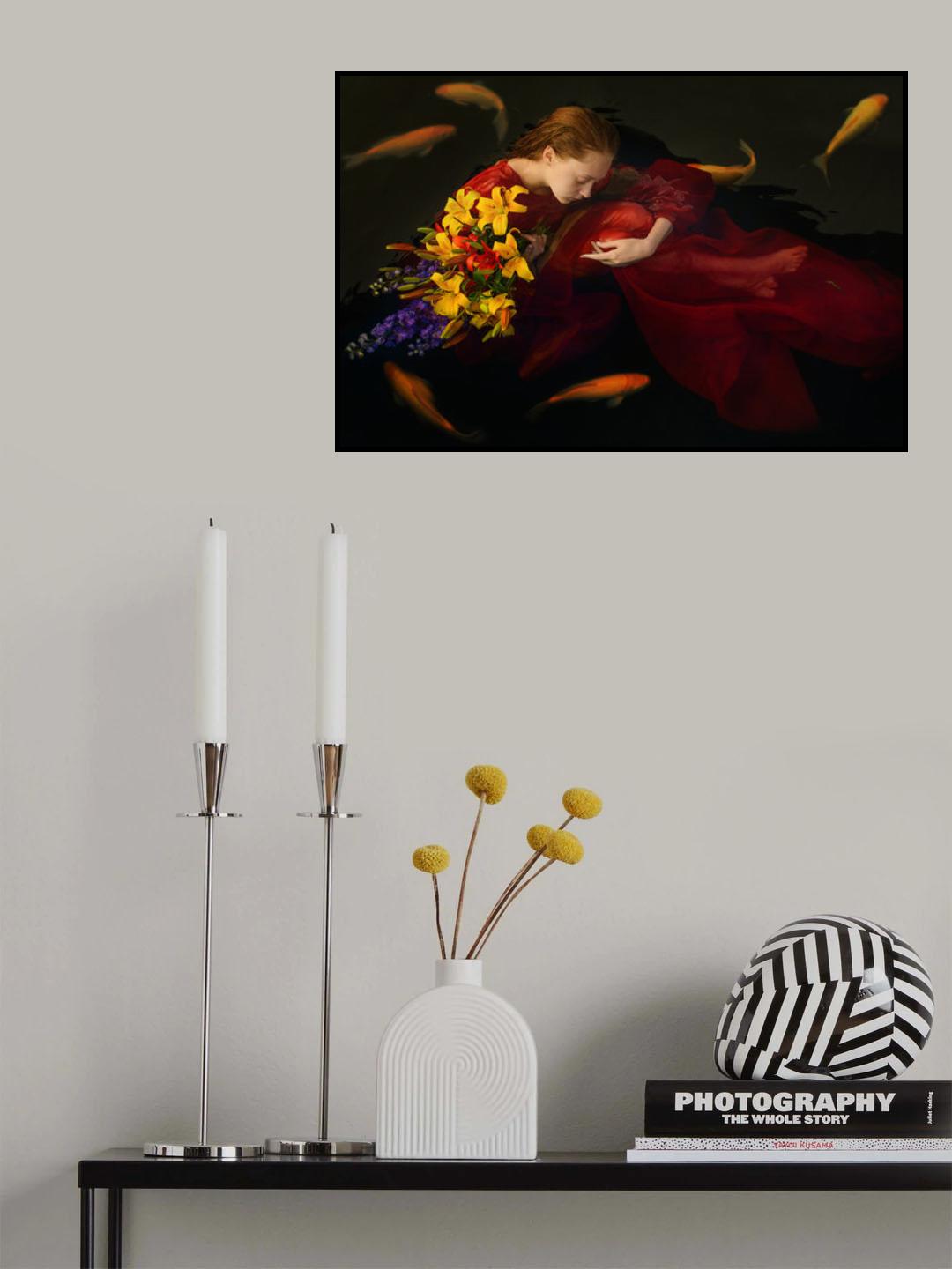 Ophelia Poster och Canvastavla