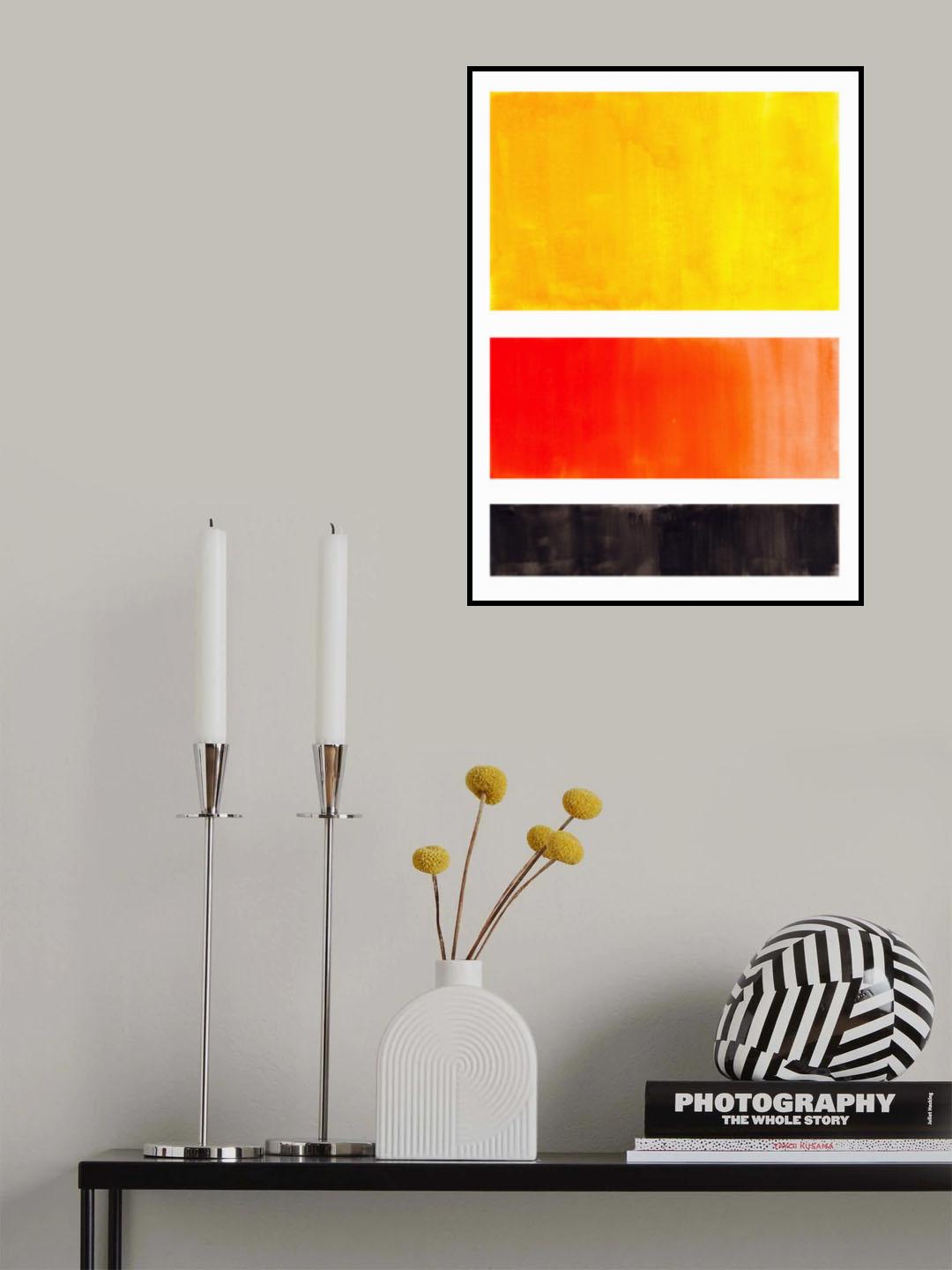 Colourfield 61 Poster och Canvastavla