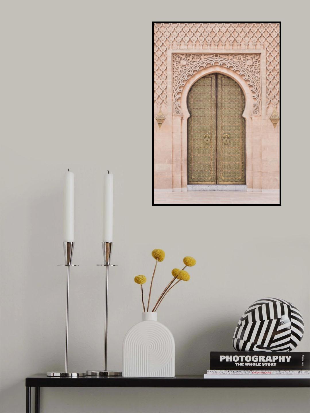 Boho Door Poster och Canvastavla